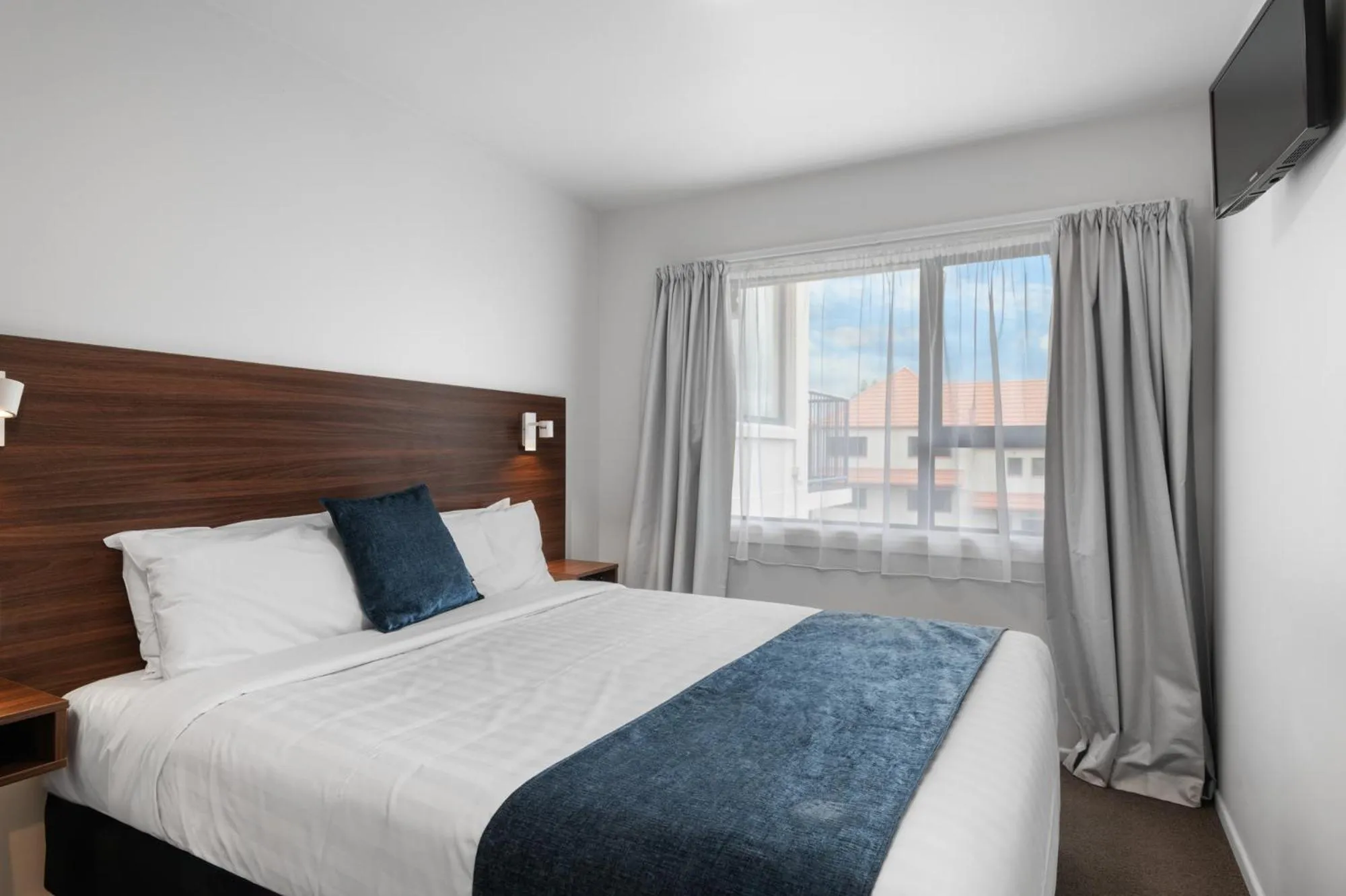 Bedroom, Bed in Panorama Motor Lodge