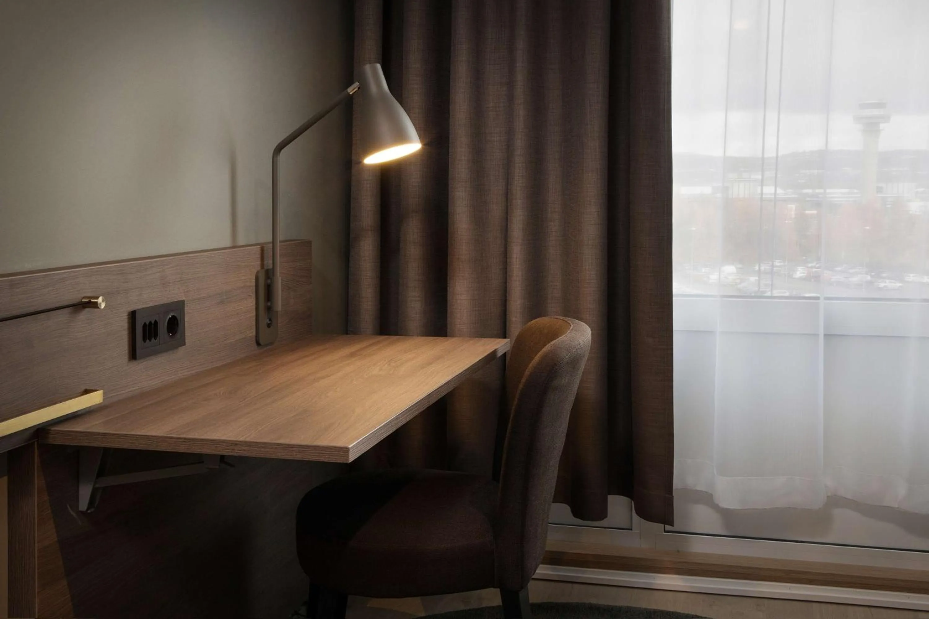 Bedroom in Scandic Hell