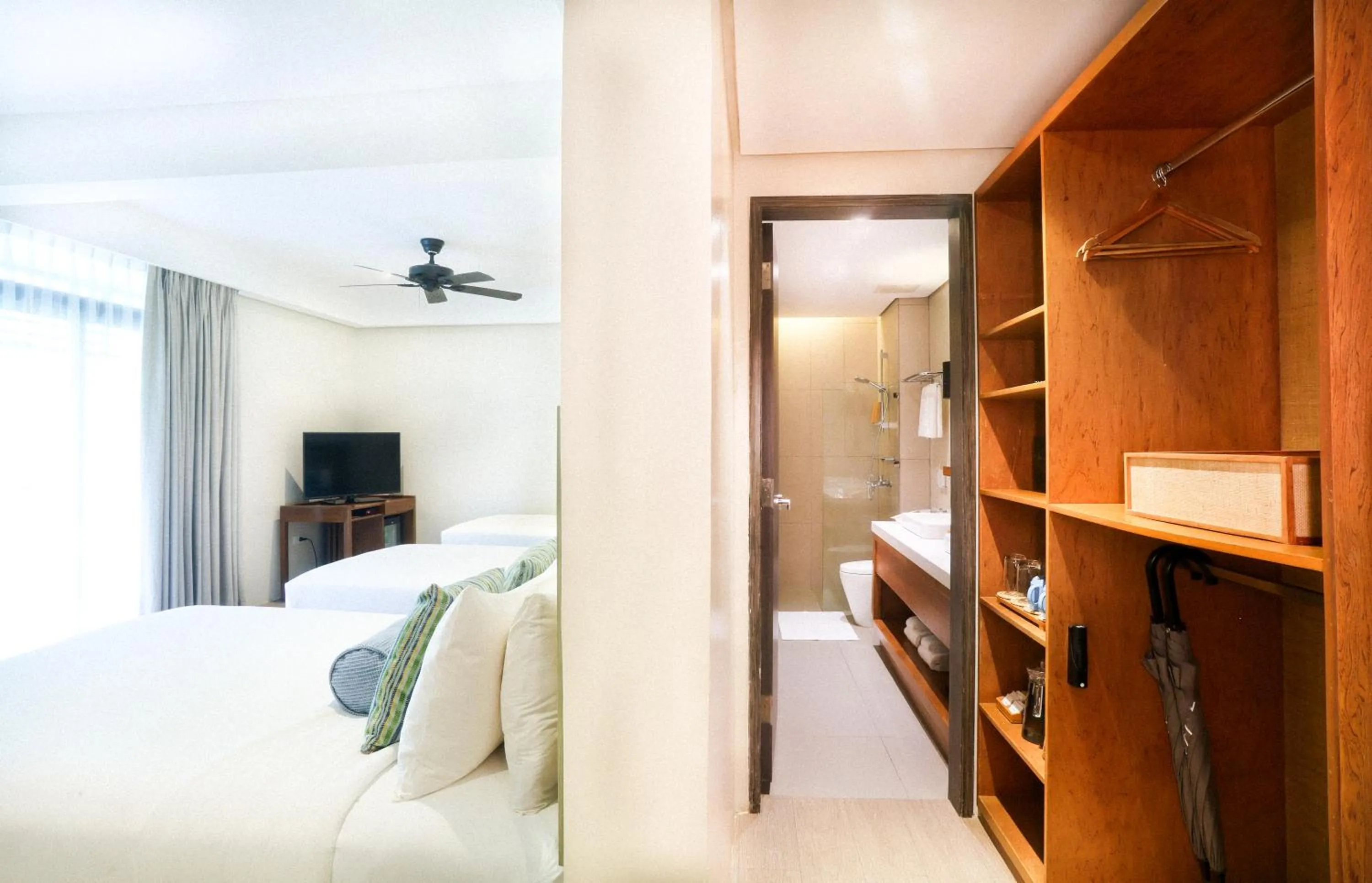 Bathroom, Bed in Huni Lio El Nido