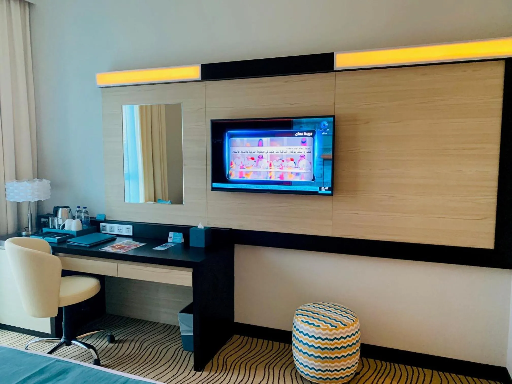 TV and multimedia in City Avenue Hotel