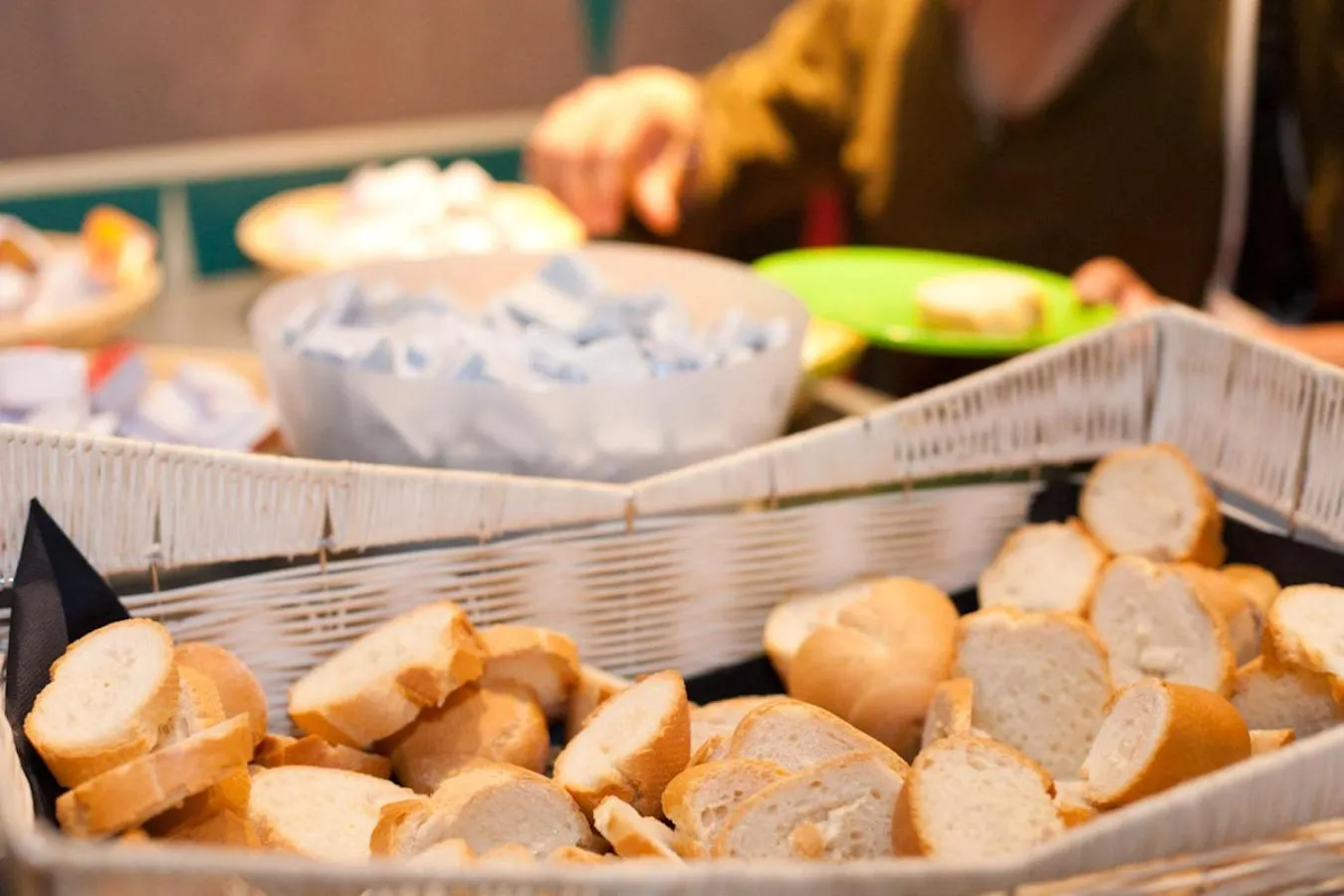 Buffet breakfast in St Christopher's Inn Barcelona