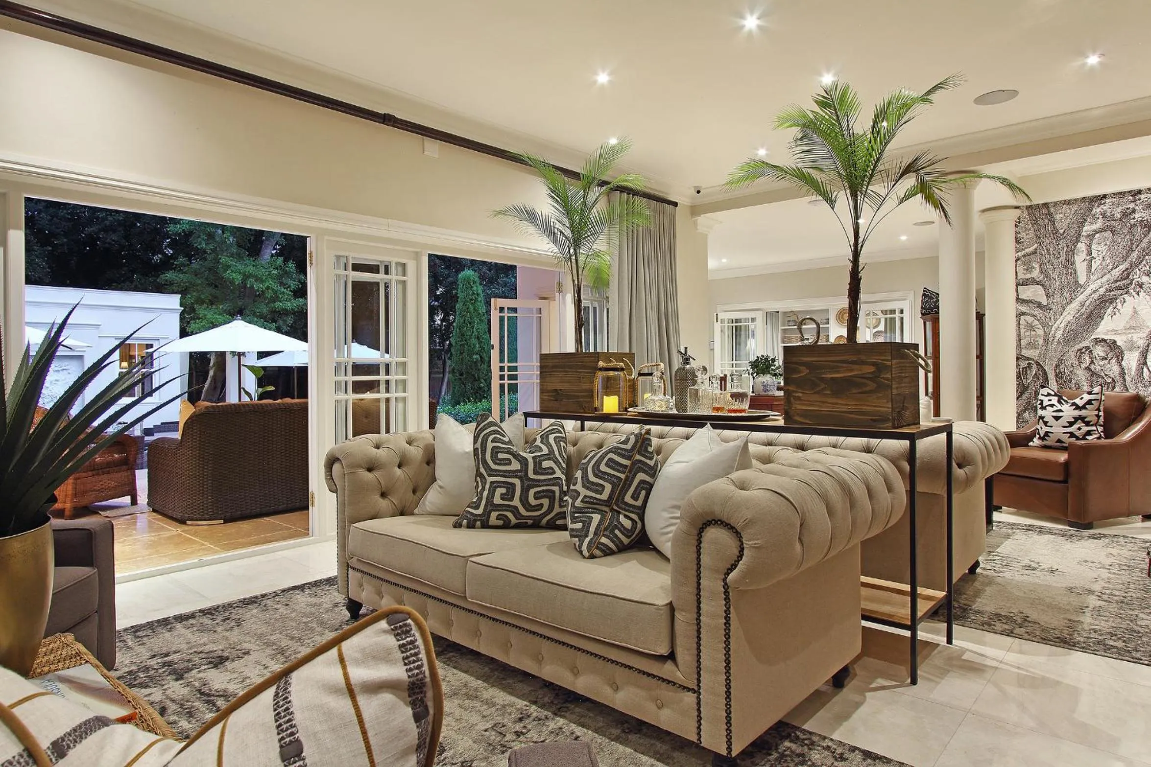 Living room in Stellenbosch Manor