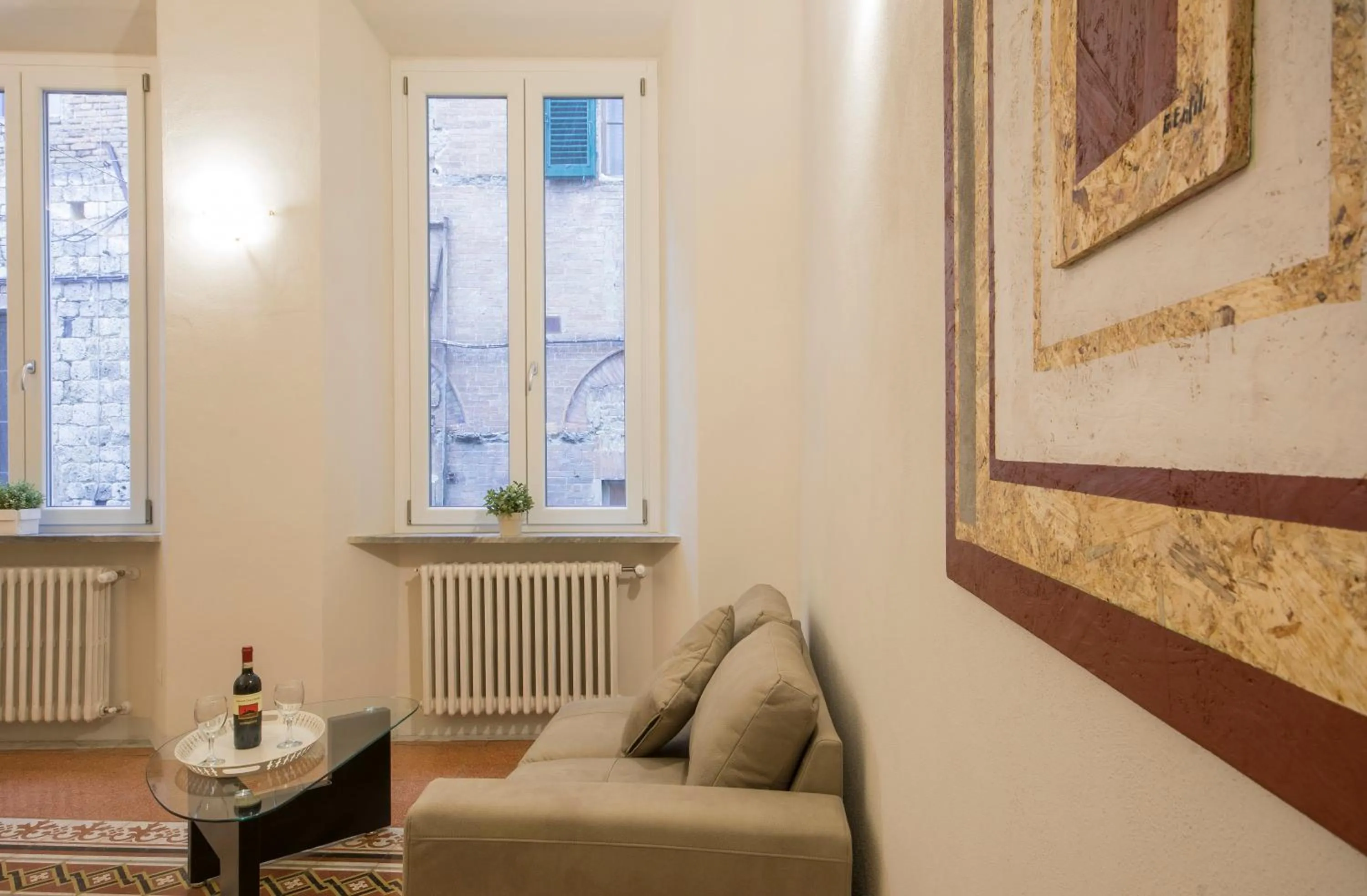 Living room in Regis Condo