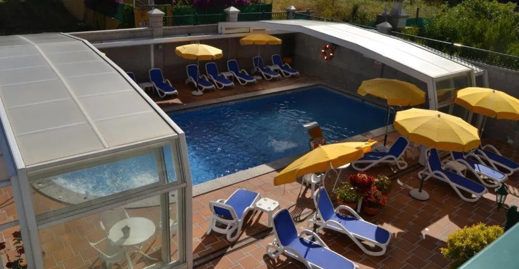 Pool view in Hotel Playa Compostela