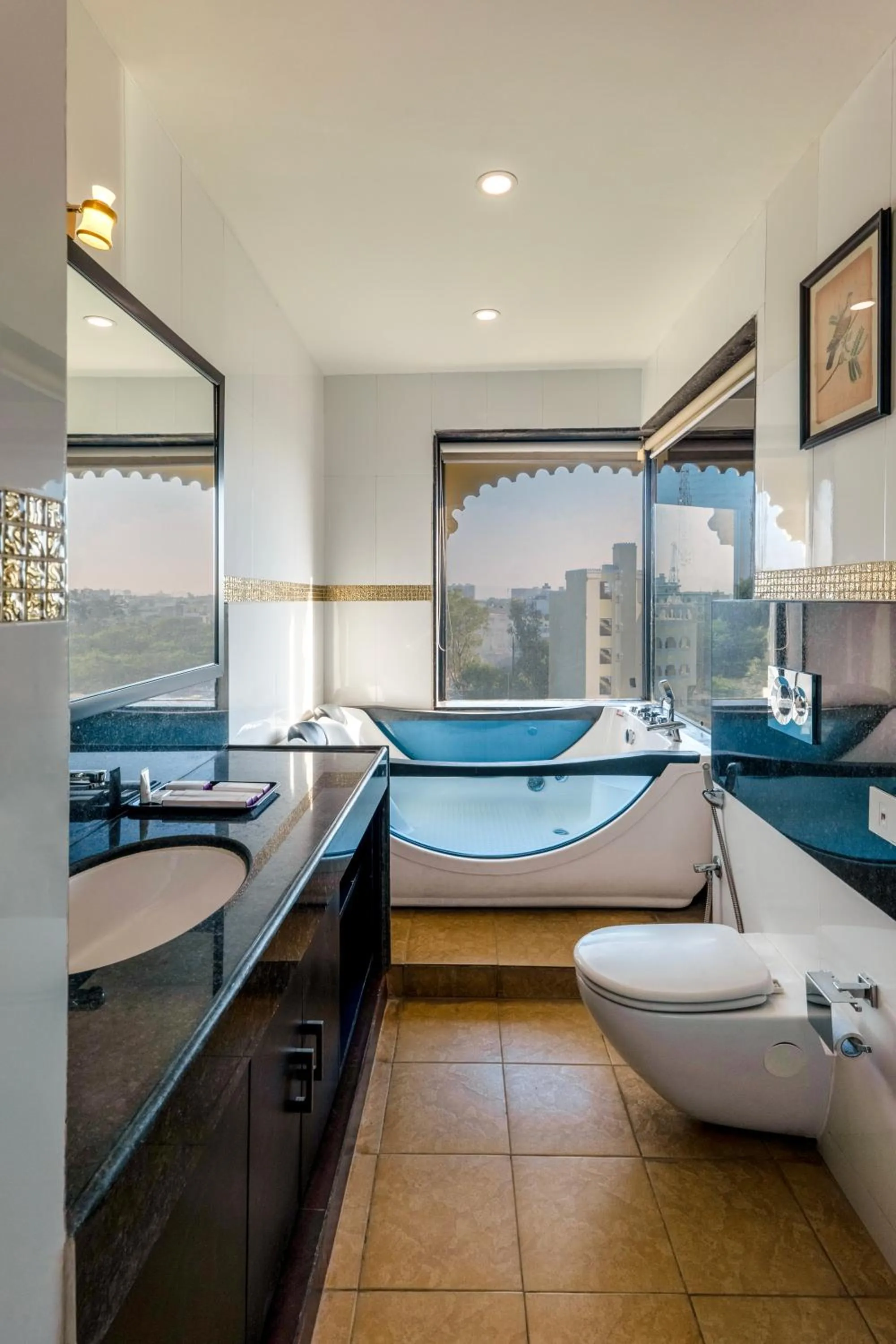 Living room, Bed in Sterling Balicha Udaipur