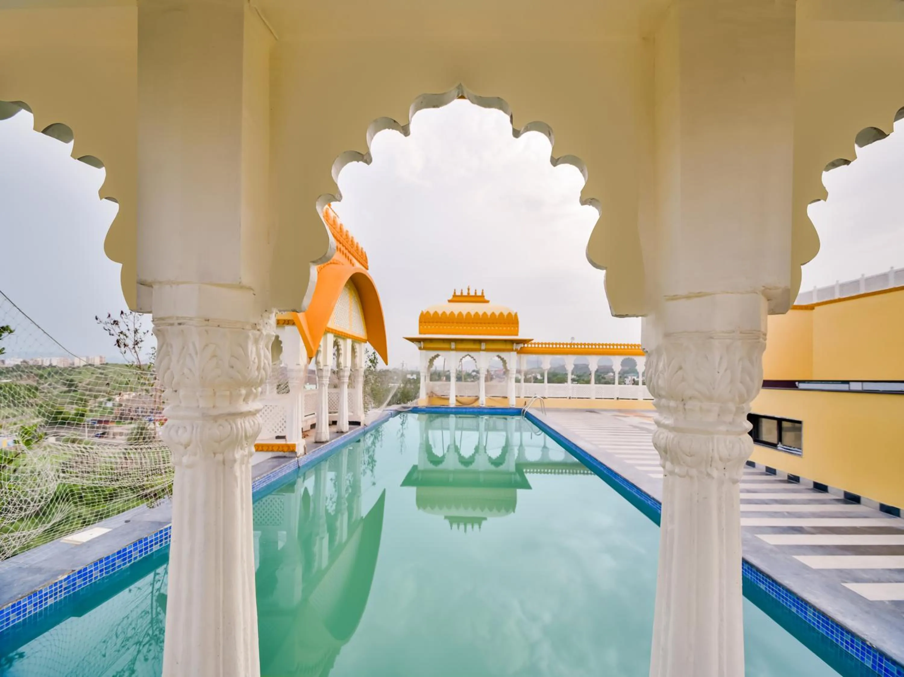 Swimming pool in Sterling Balicha Udaipur