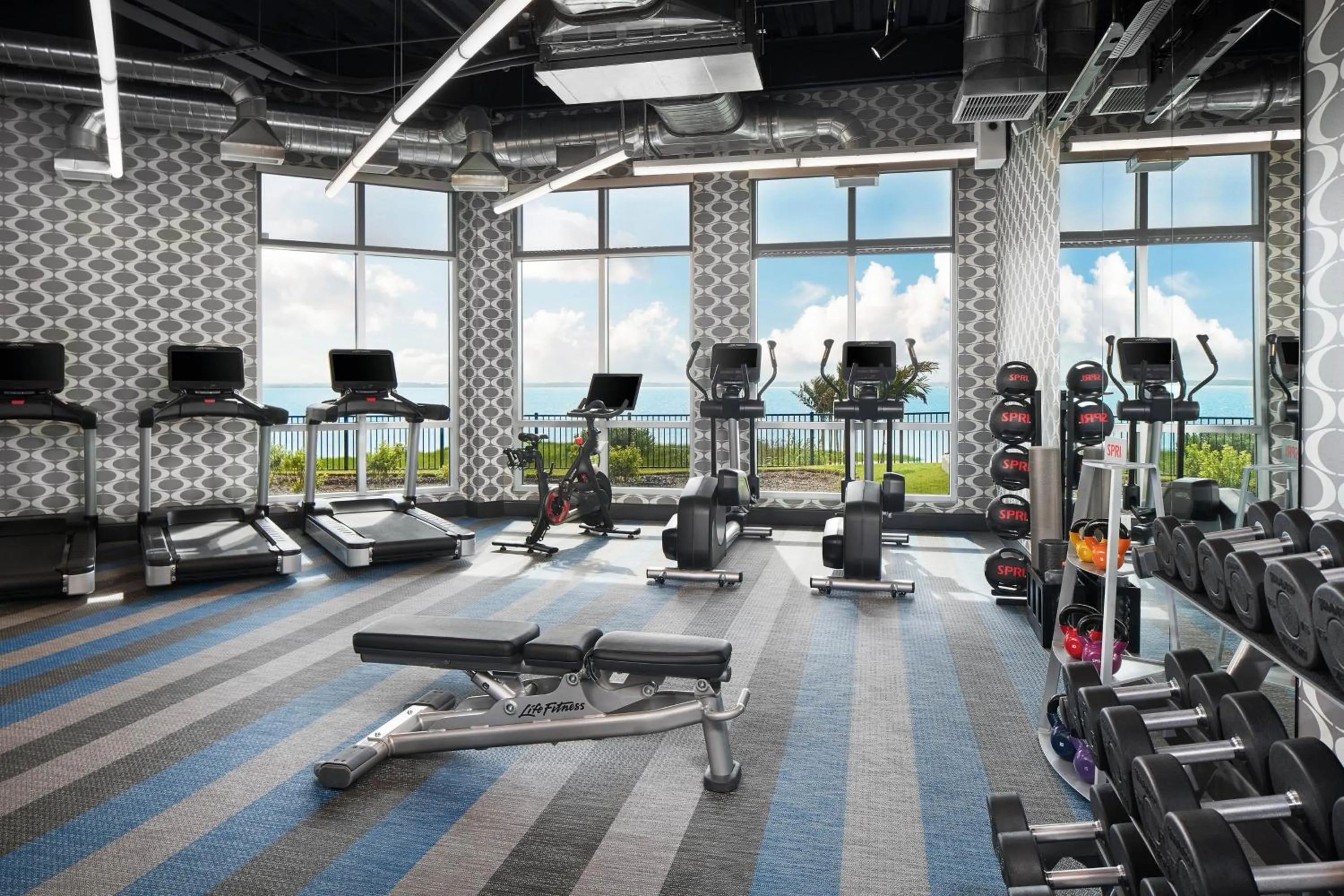 Fitness centre/facilities in Aloft Ocean City