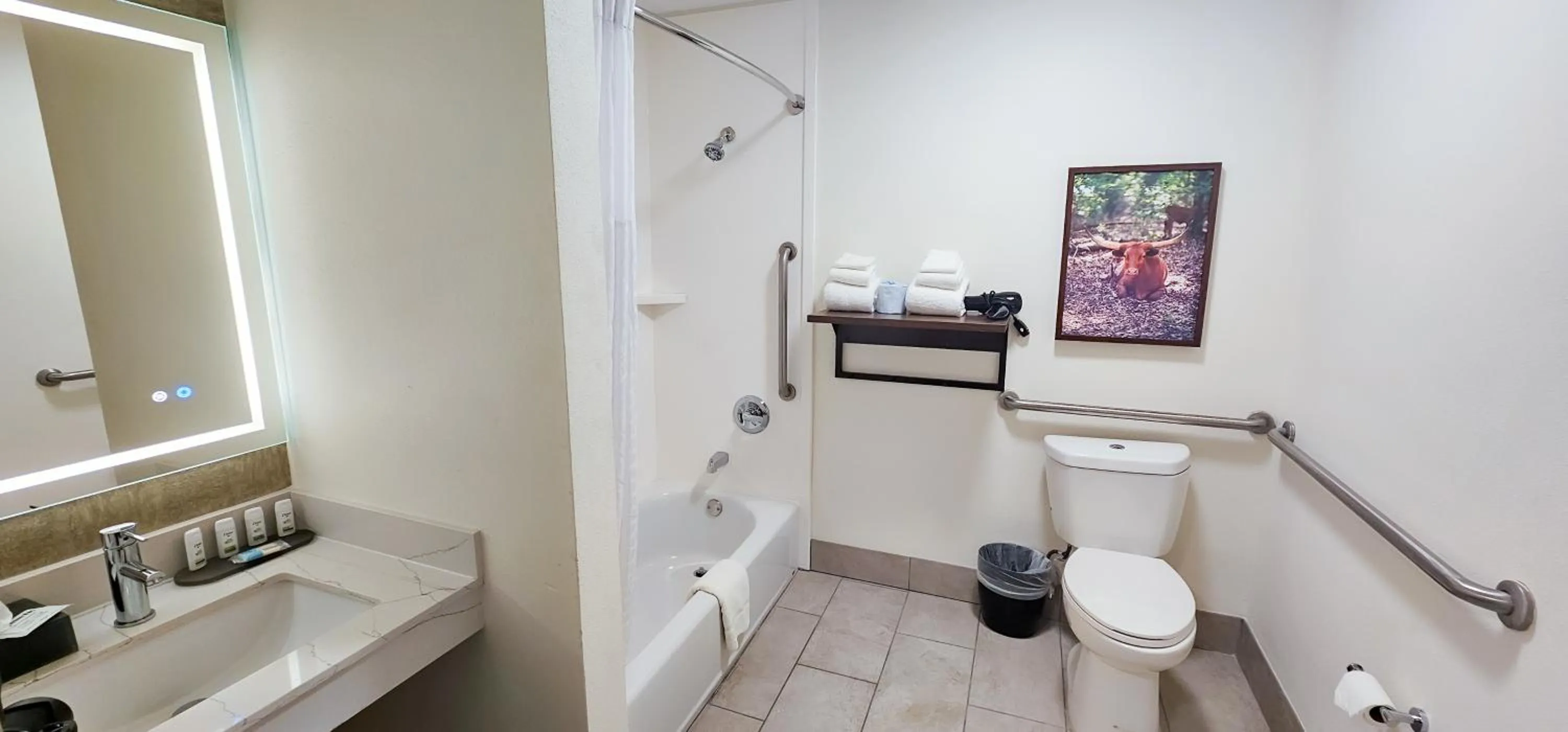 Bathroom in La Quinta by Wyndham Dallas Mesquite