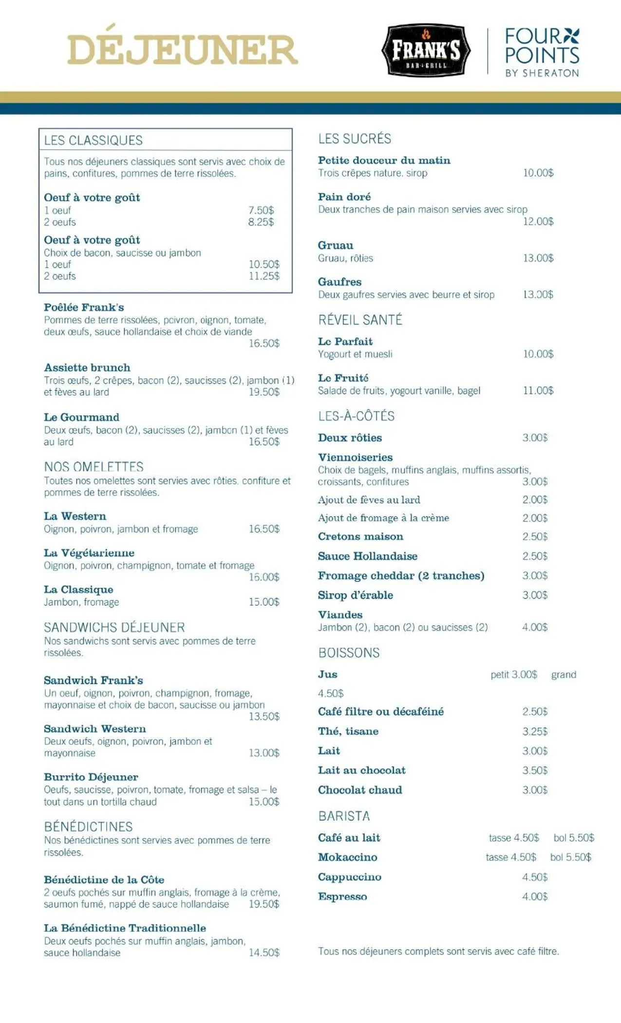 Breakfast in Four Points by Sheraton Edmundston Hotel & Conference Center