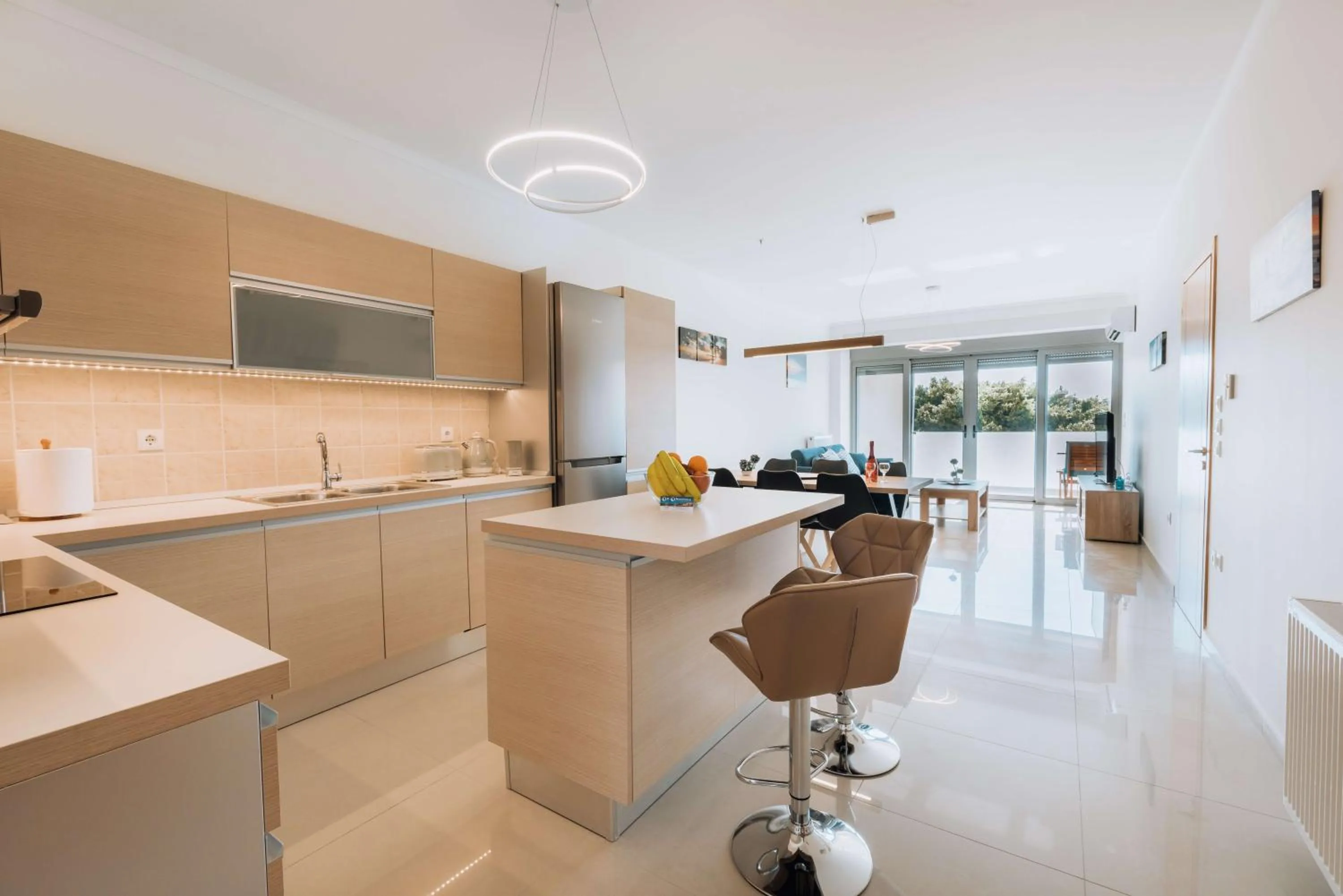 Kitchen or kitchenette in Rhodes Port Haven Suite