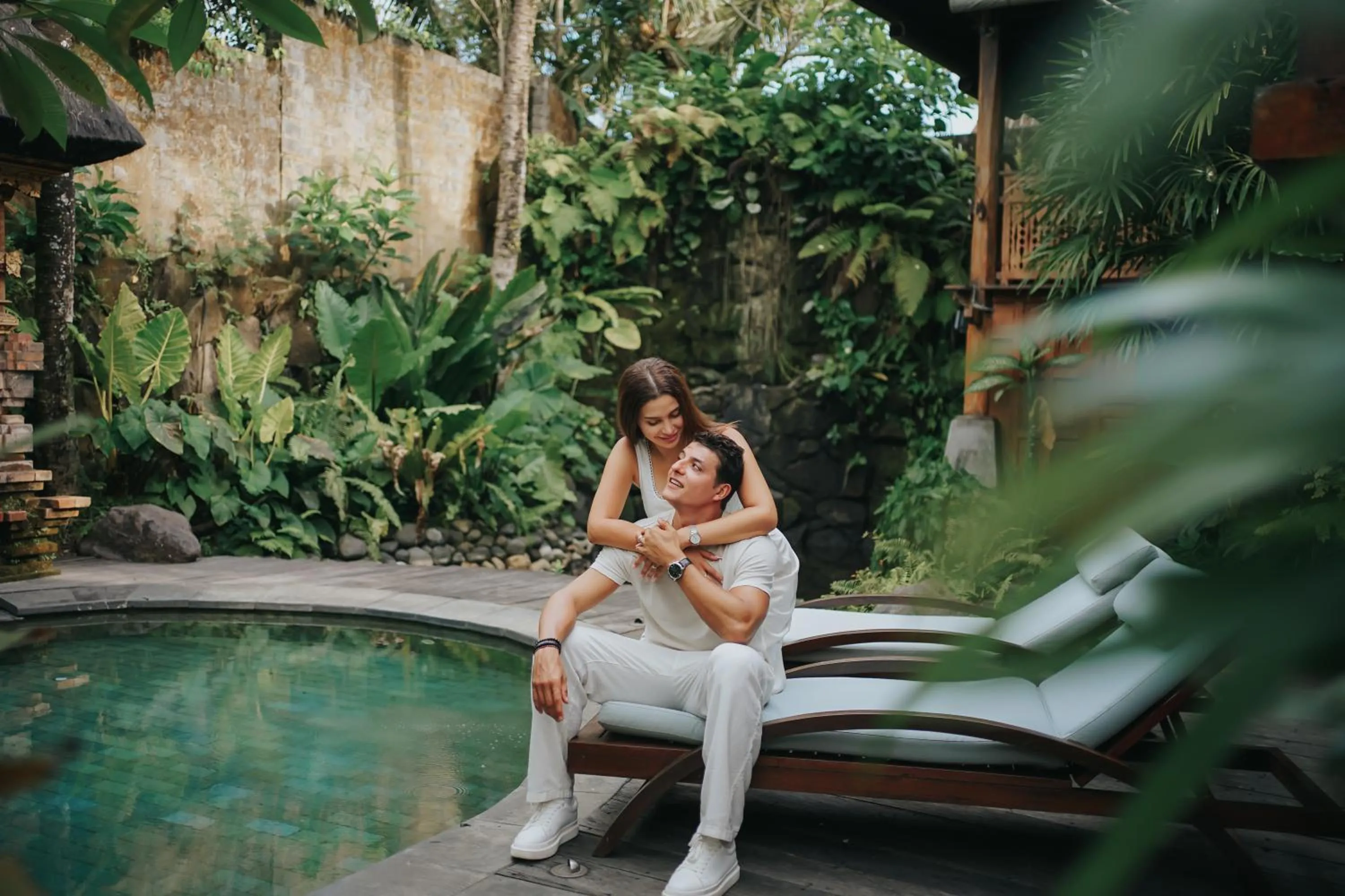 Swimming pool in Aryaswara Villa Ubud