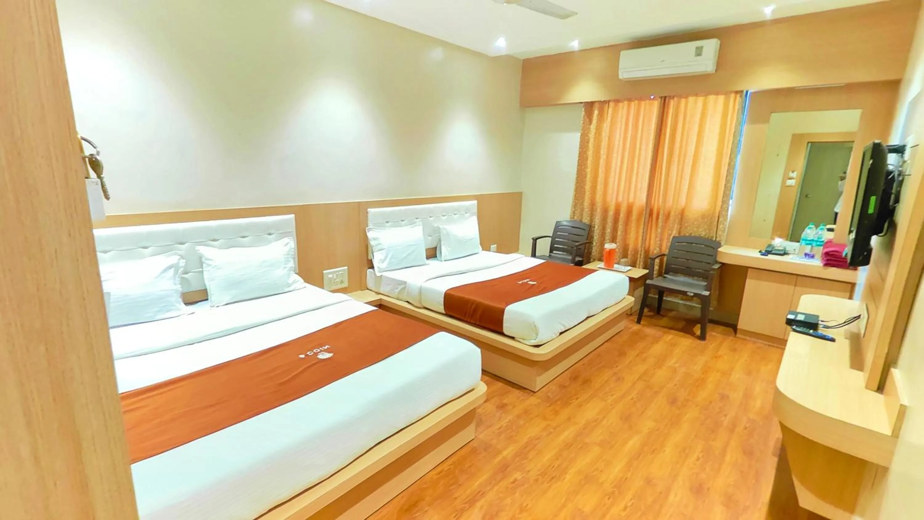 Photo of the whole room, Bed in Hotel Yog Palace Newly Renovated
