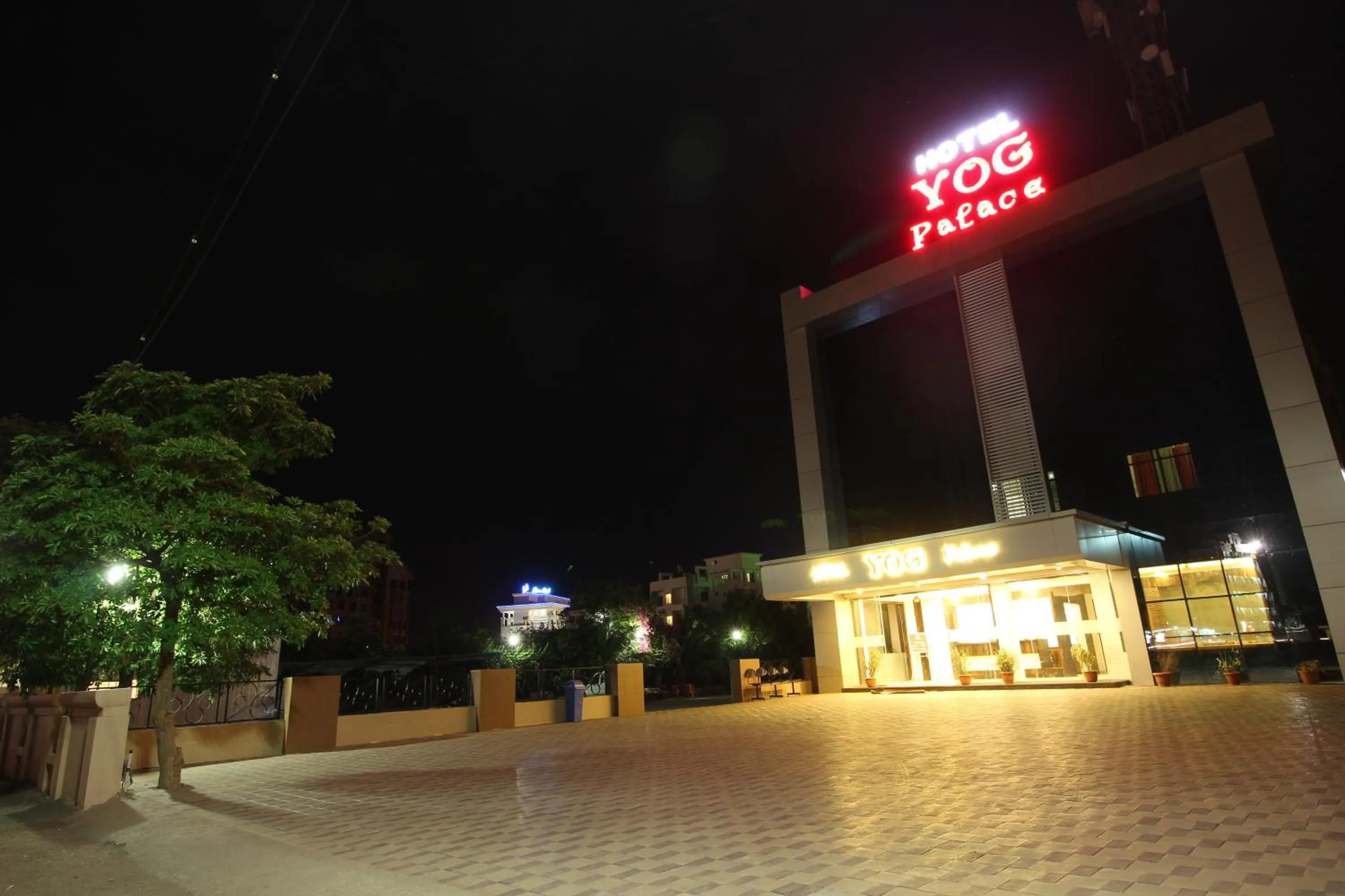 Facade/entrance in Hotel Yog Palace Newly Renovated