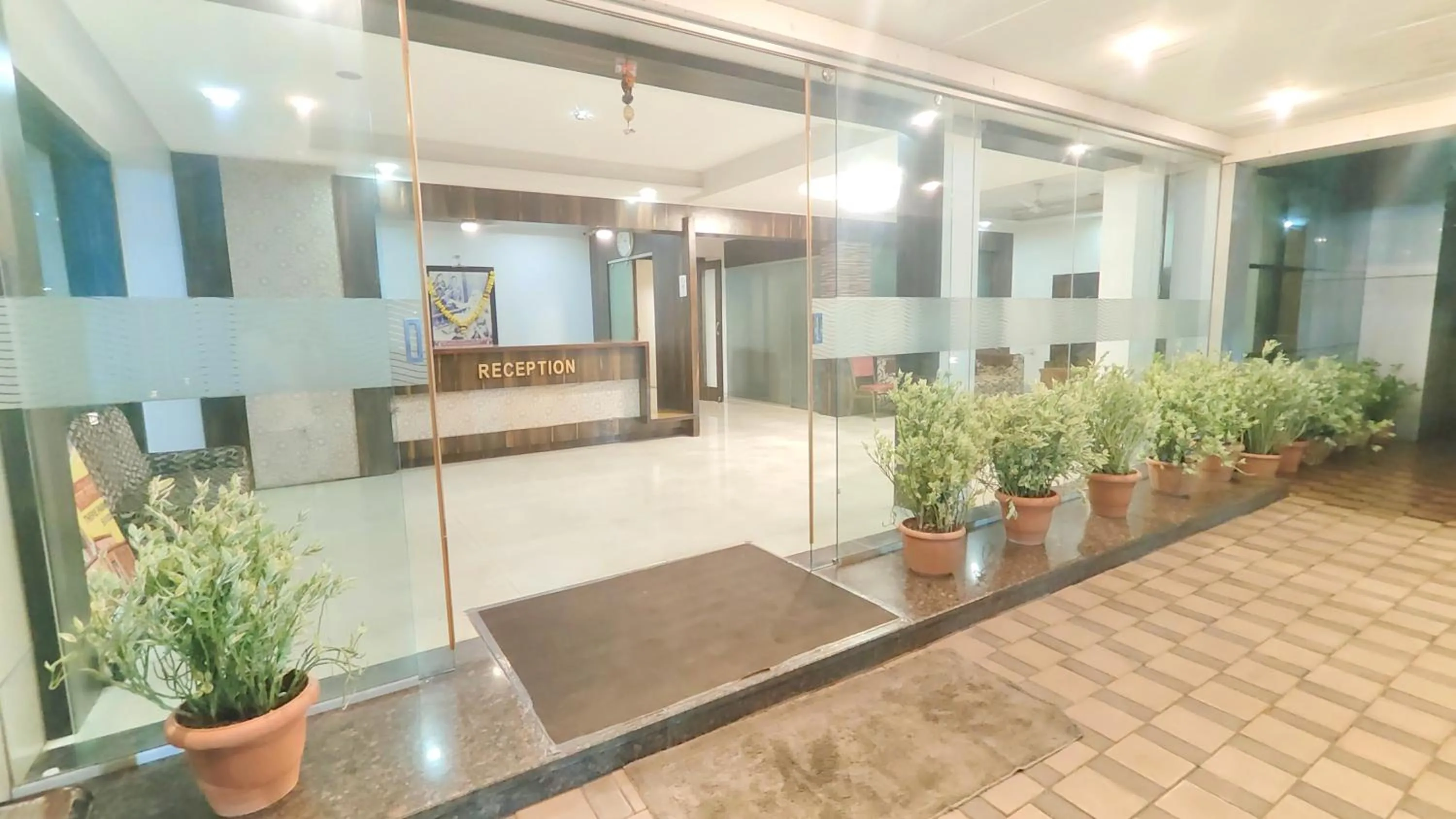 Facade/entrance in Hotel Yog Palace Newly Renovated