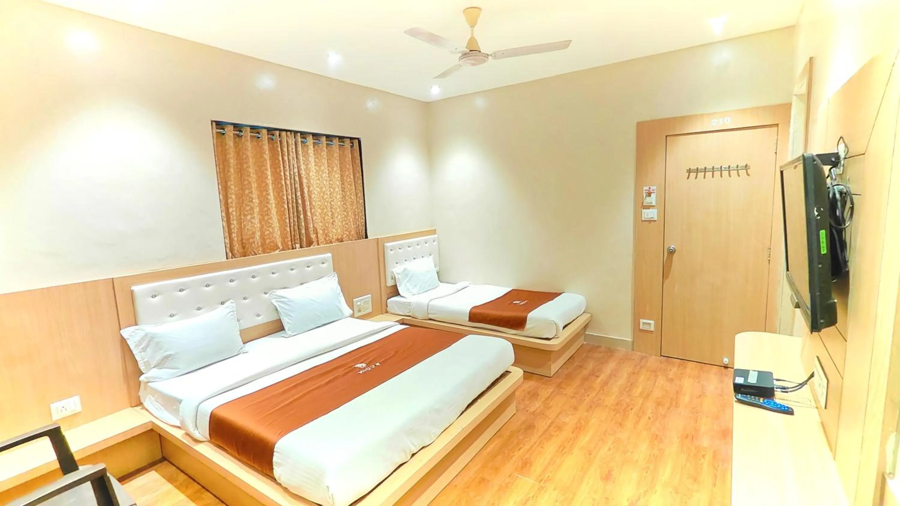 View (from property/room), Bed in Hotel Yog Palace Newly Renovated