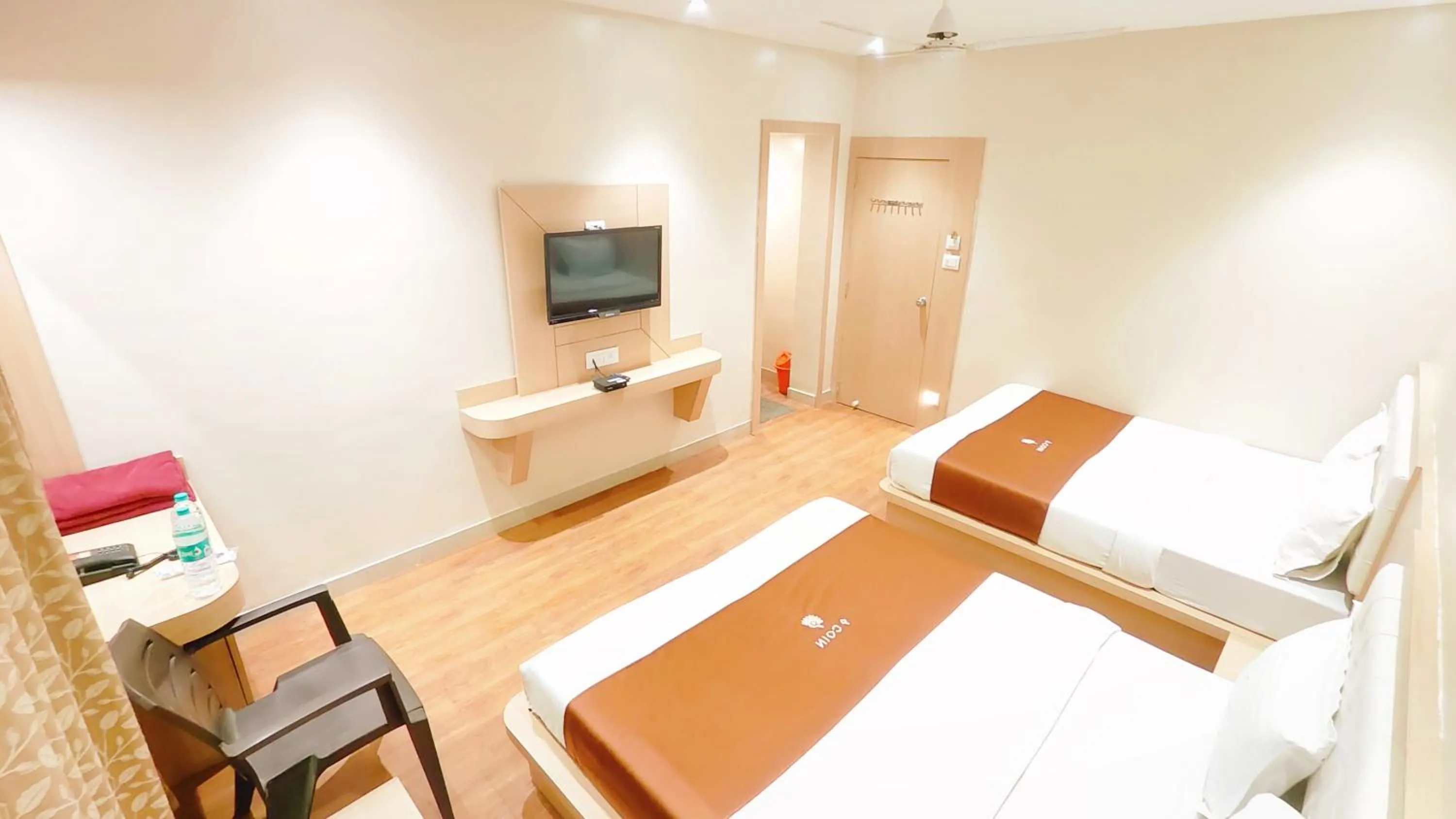 View (from property/room), Bed in Hotel Yog Palace Newly Renovated