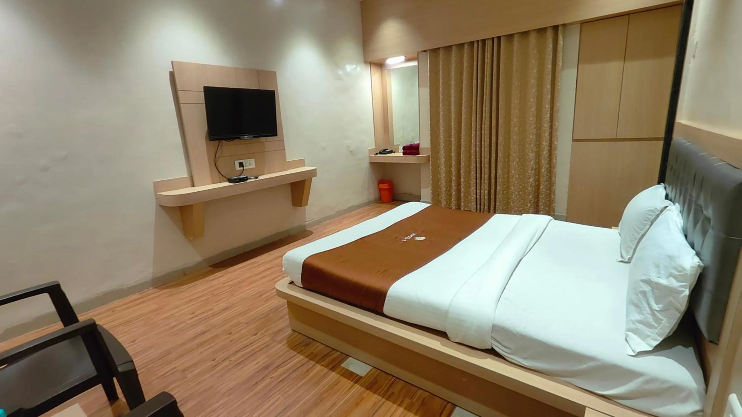 View (from property/room), Bed in Hotel Yog Palace Newly Renovated