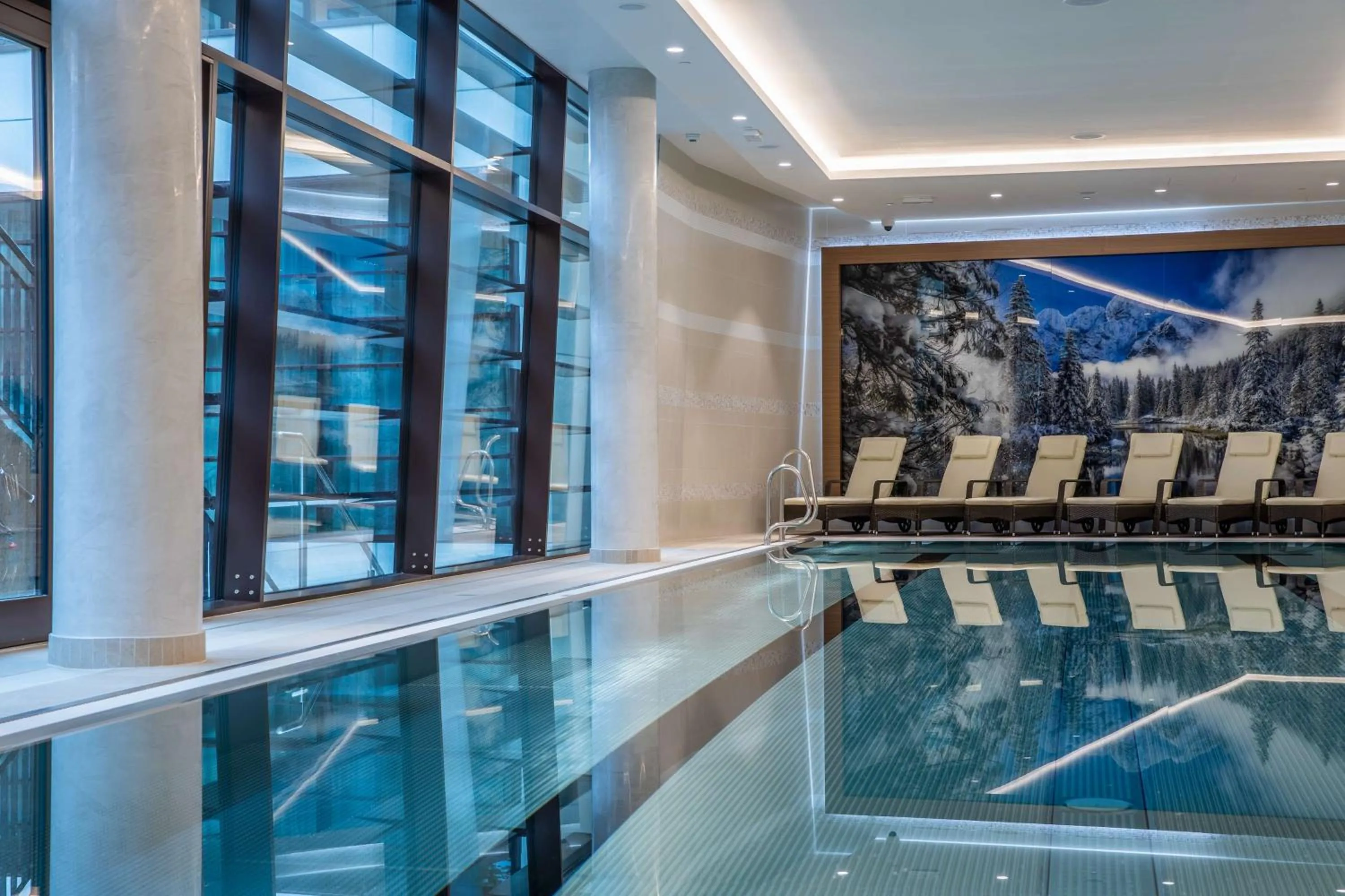 Pool view in Radisson Blu Hotel & Residences