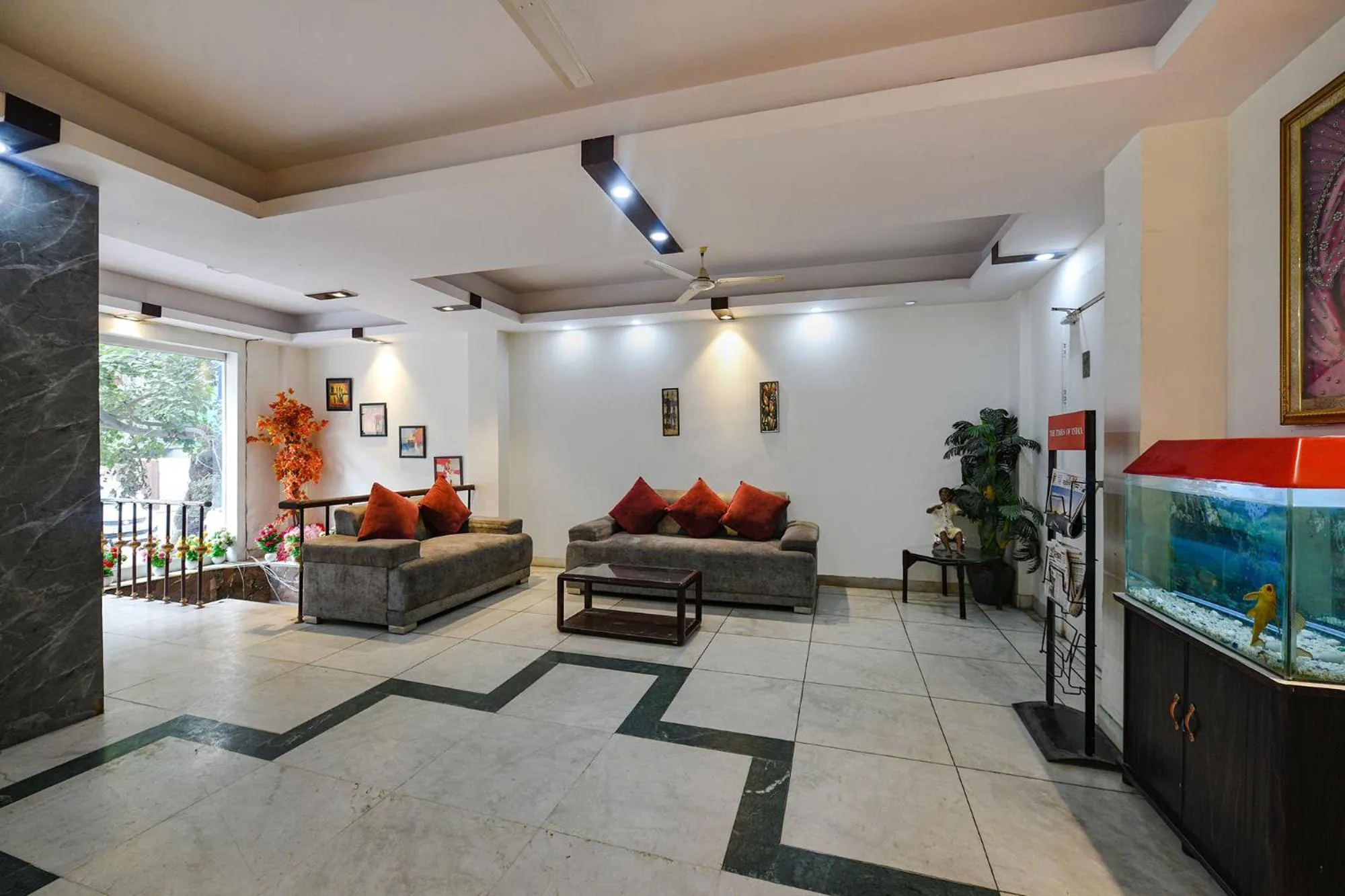 Seating area in FabExpress Swiss International - Nr Patel Nagar Metro