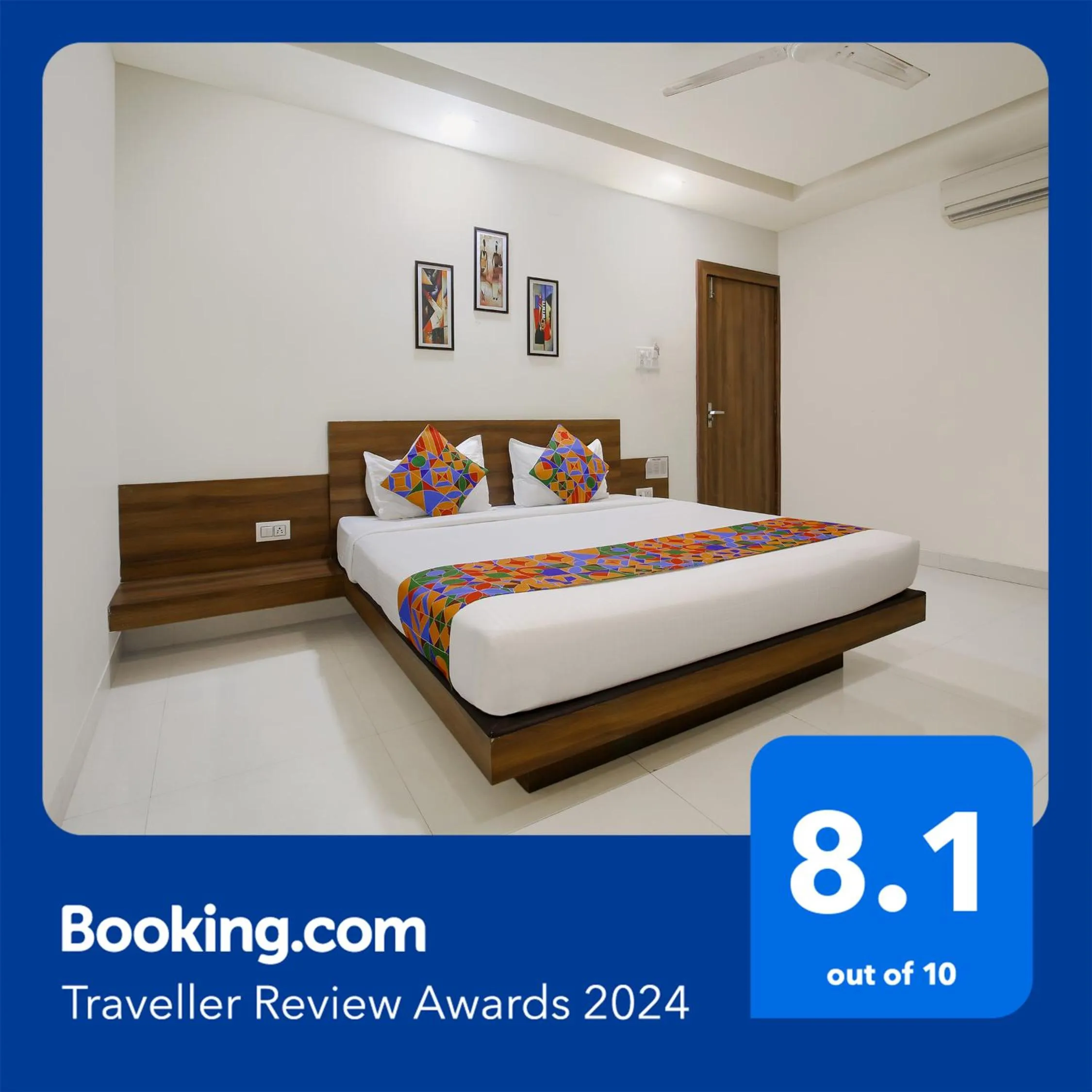 Bed in FabExpress Comfort Stay I