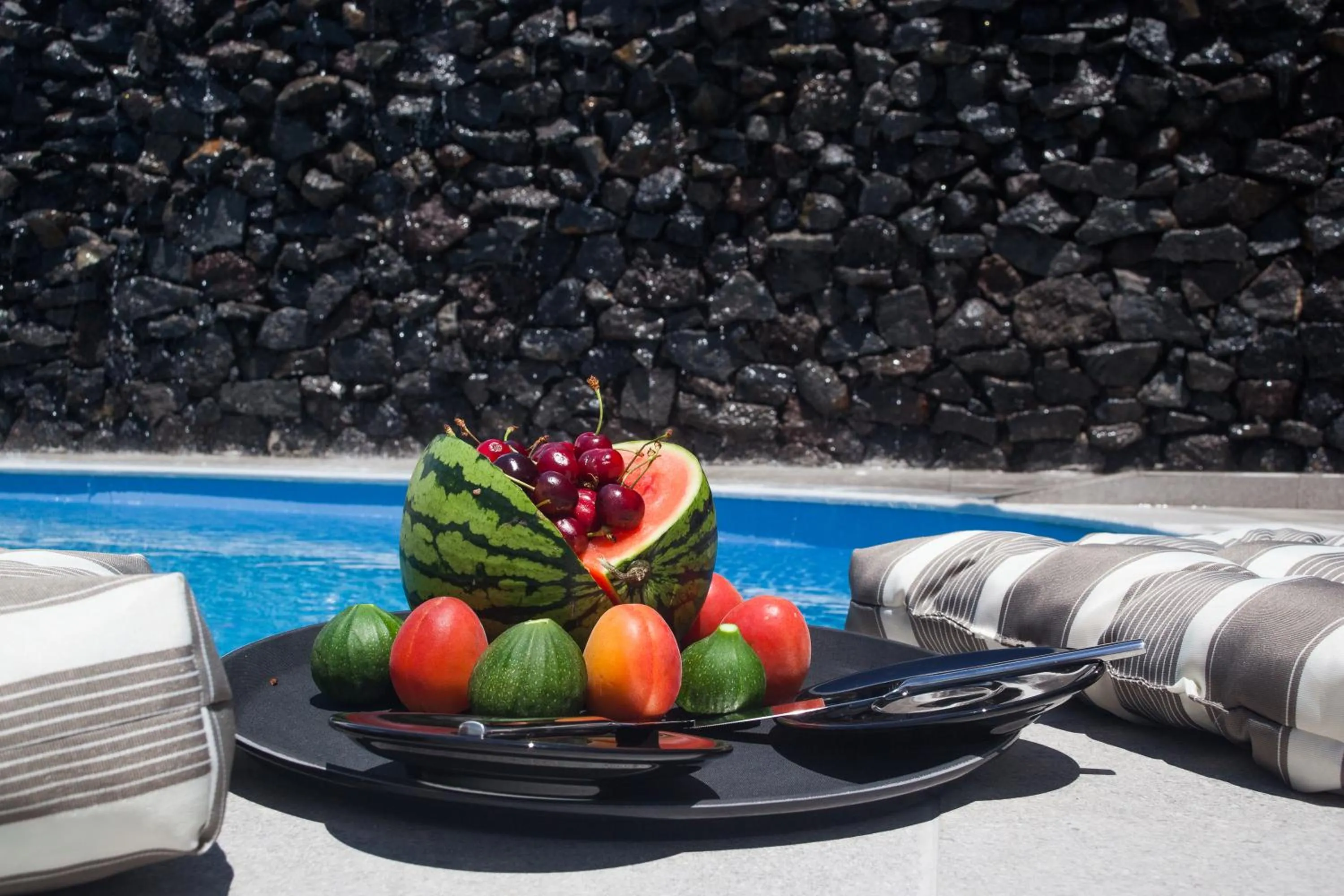 Pool view in Irene City Villas