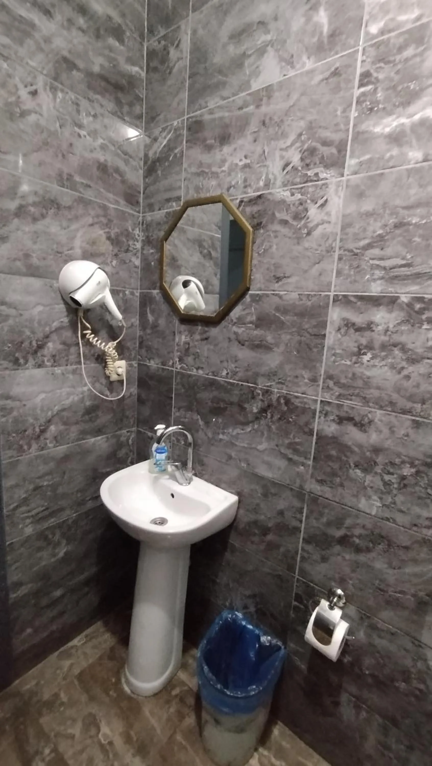 Bathroom in ivy hostel cafe