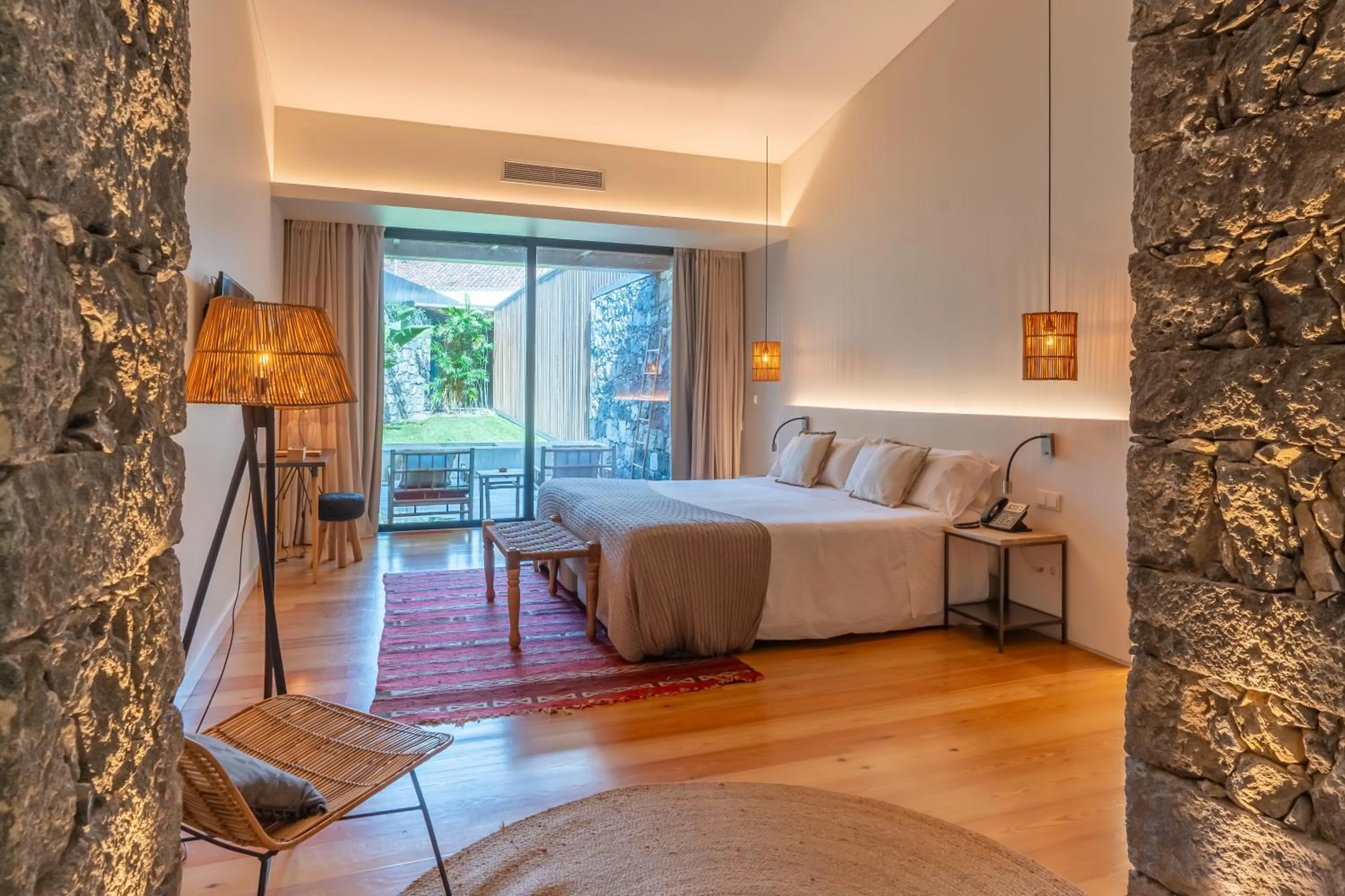 Bedroom, Bed in SENSI Azores Nature and SPA