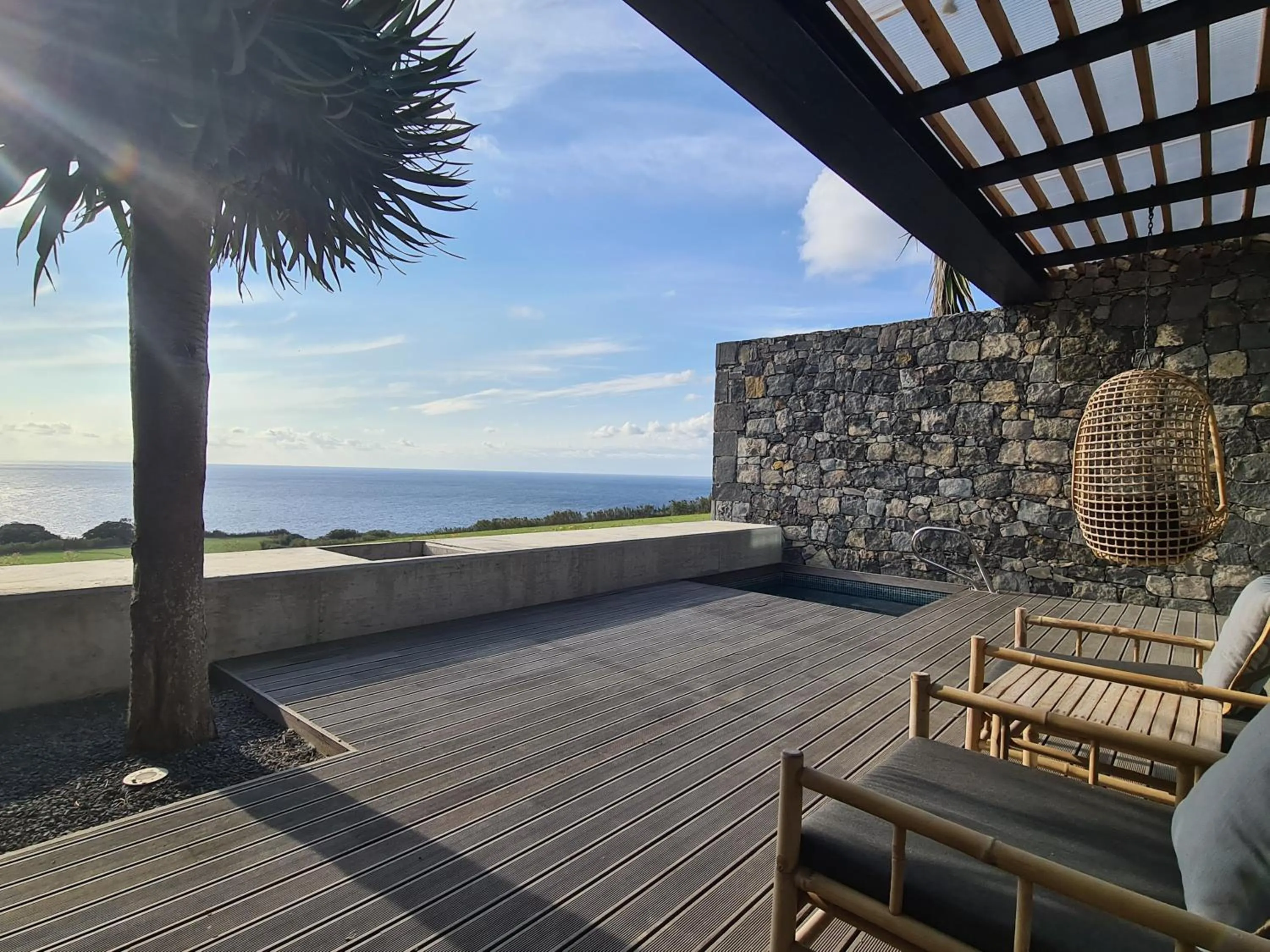 Balcony/Terrace in SENSI Azores Nature and SPA