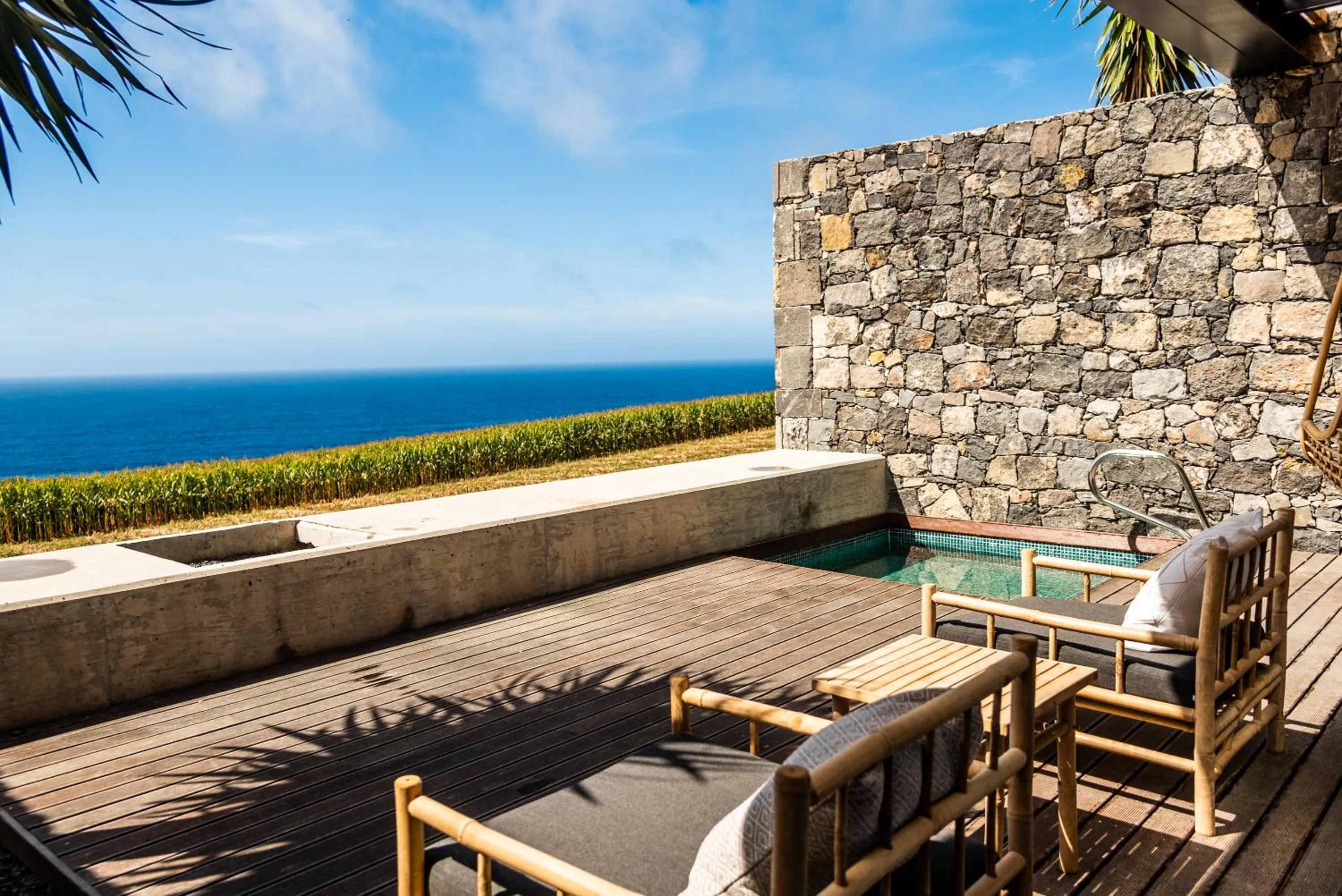 Balcony/Terrace in SENSI Azores Nature and SPA