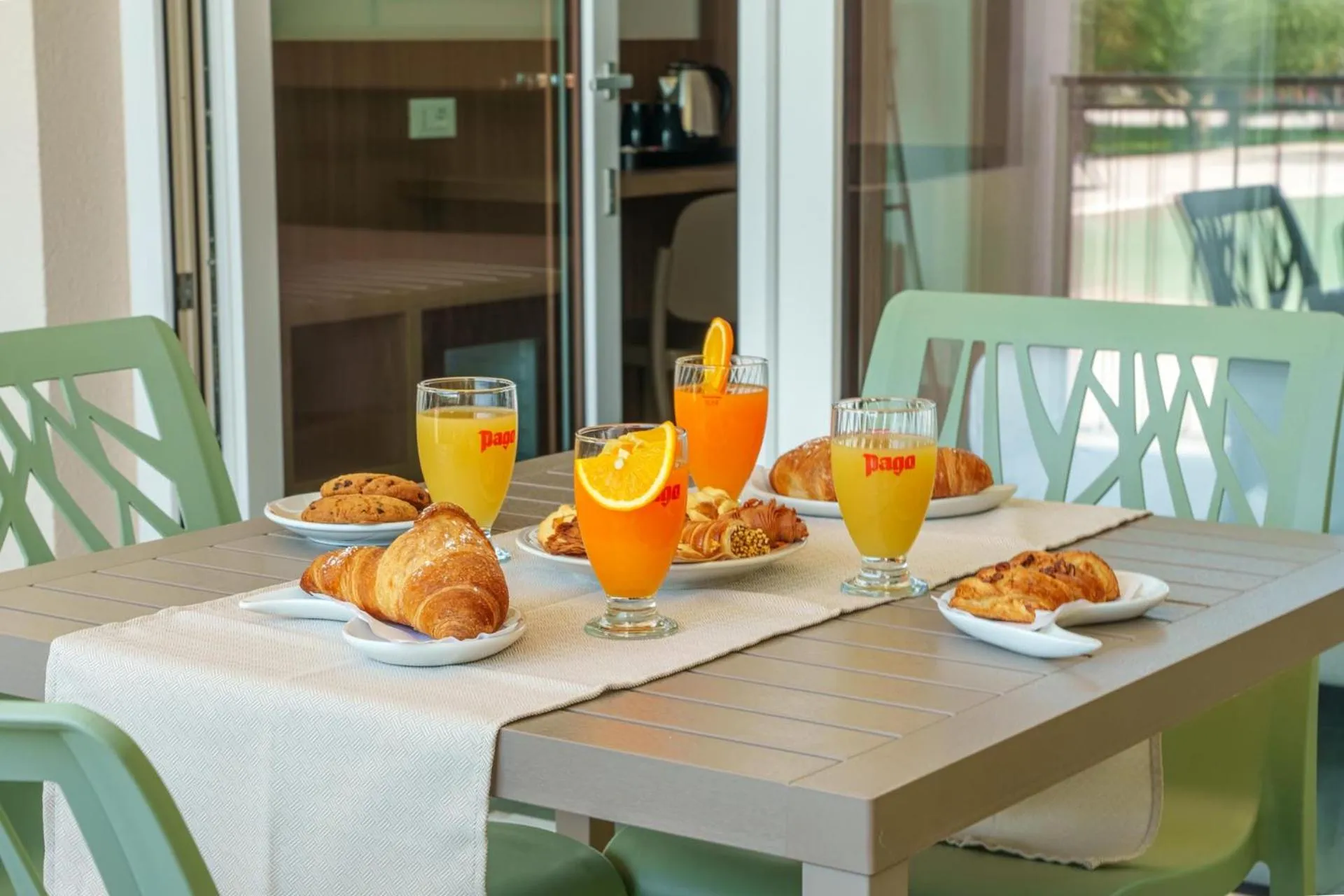 Dining area in Vada Village