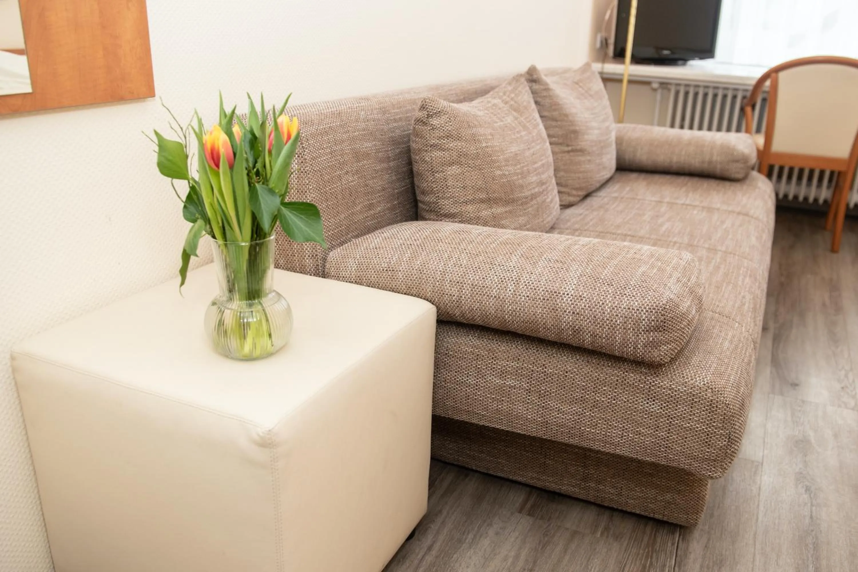 Seating area in Hotel Daub