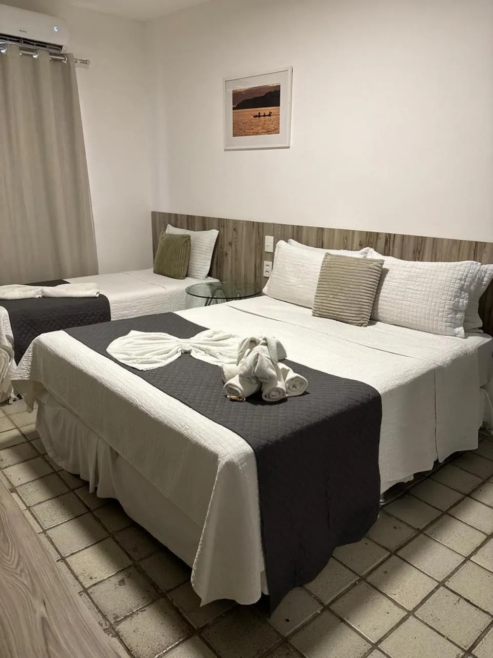 Bed in Pousada Praia Pajuçara