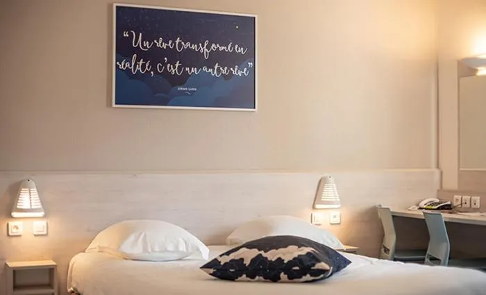 Bedroom, Bed in Ace Hôtel Paris Sud Villabe