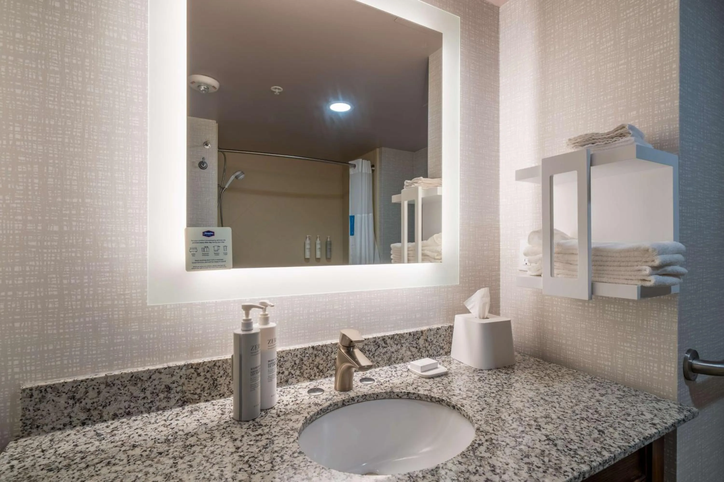 Bathroom in Hampton Inn Dahlgren