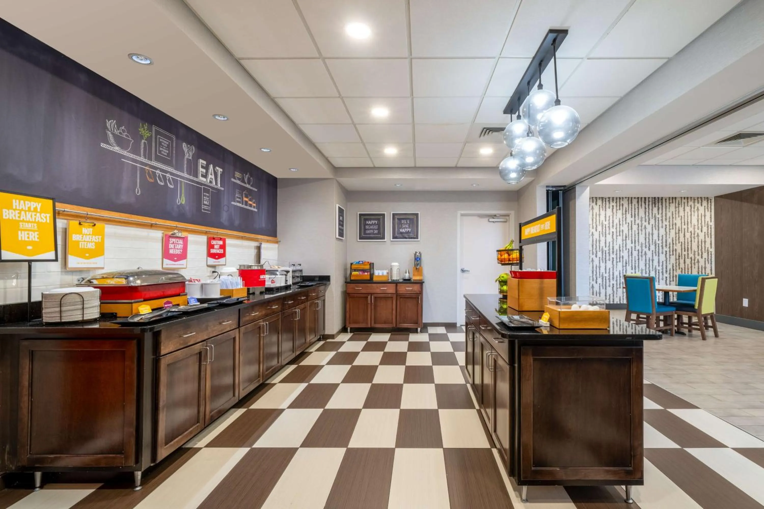 Breakfast in Hampton Inn Dahlgren