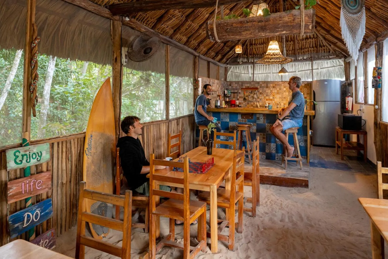 Seating area in Casa Cuyo Hotel
