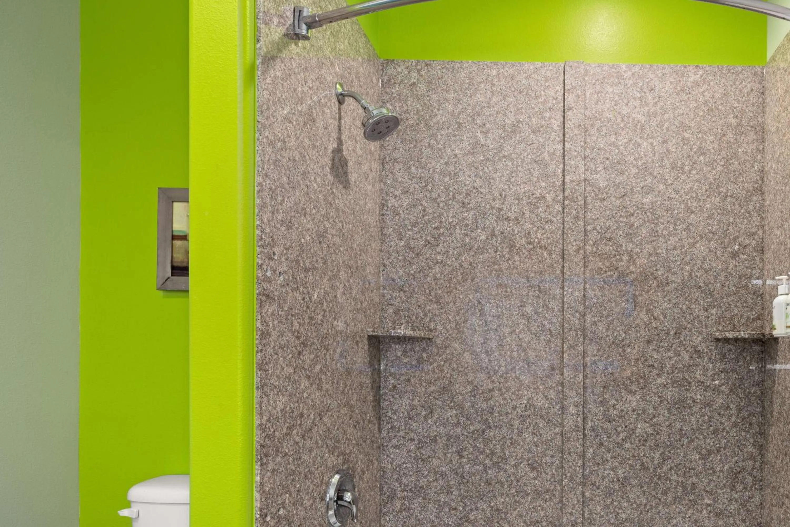 Shower in La Quinta Inn Suites by Wyndham Raymondville Harlingen