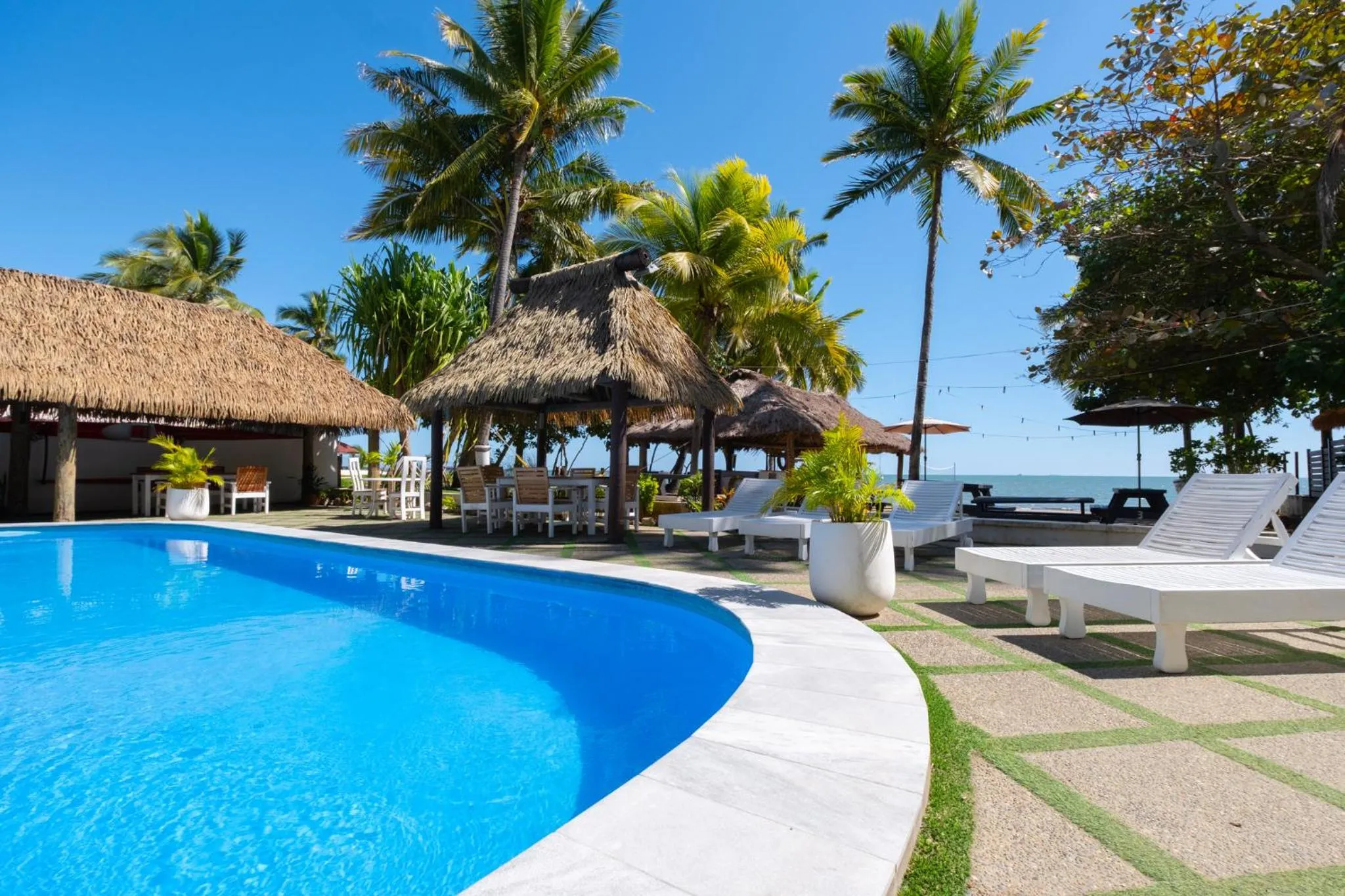 Swimming pool in Aquarius On The Beach
