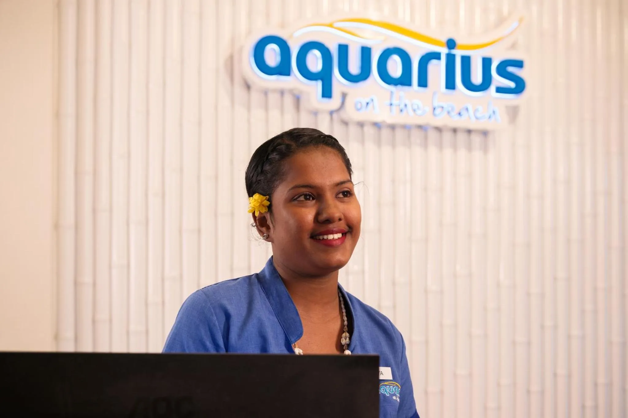 Lobby or reception in Aquarius On The Beach