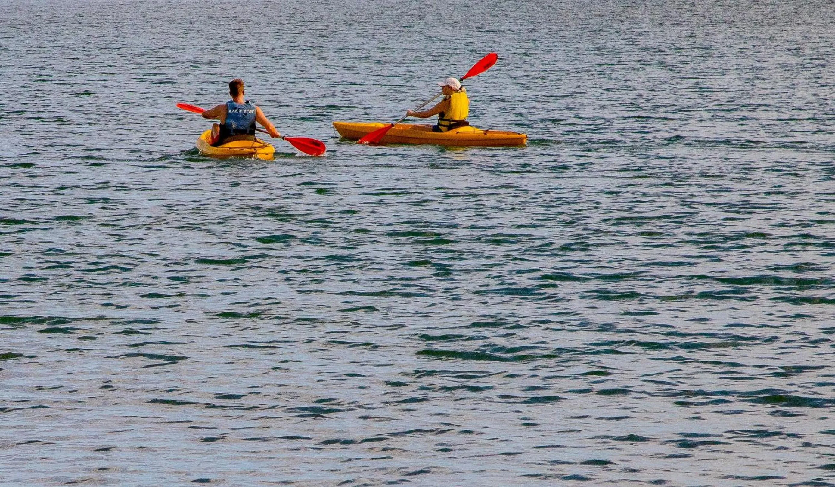 Canoeing in Aquarius On The Beach