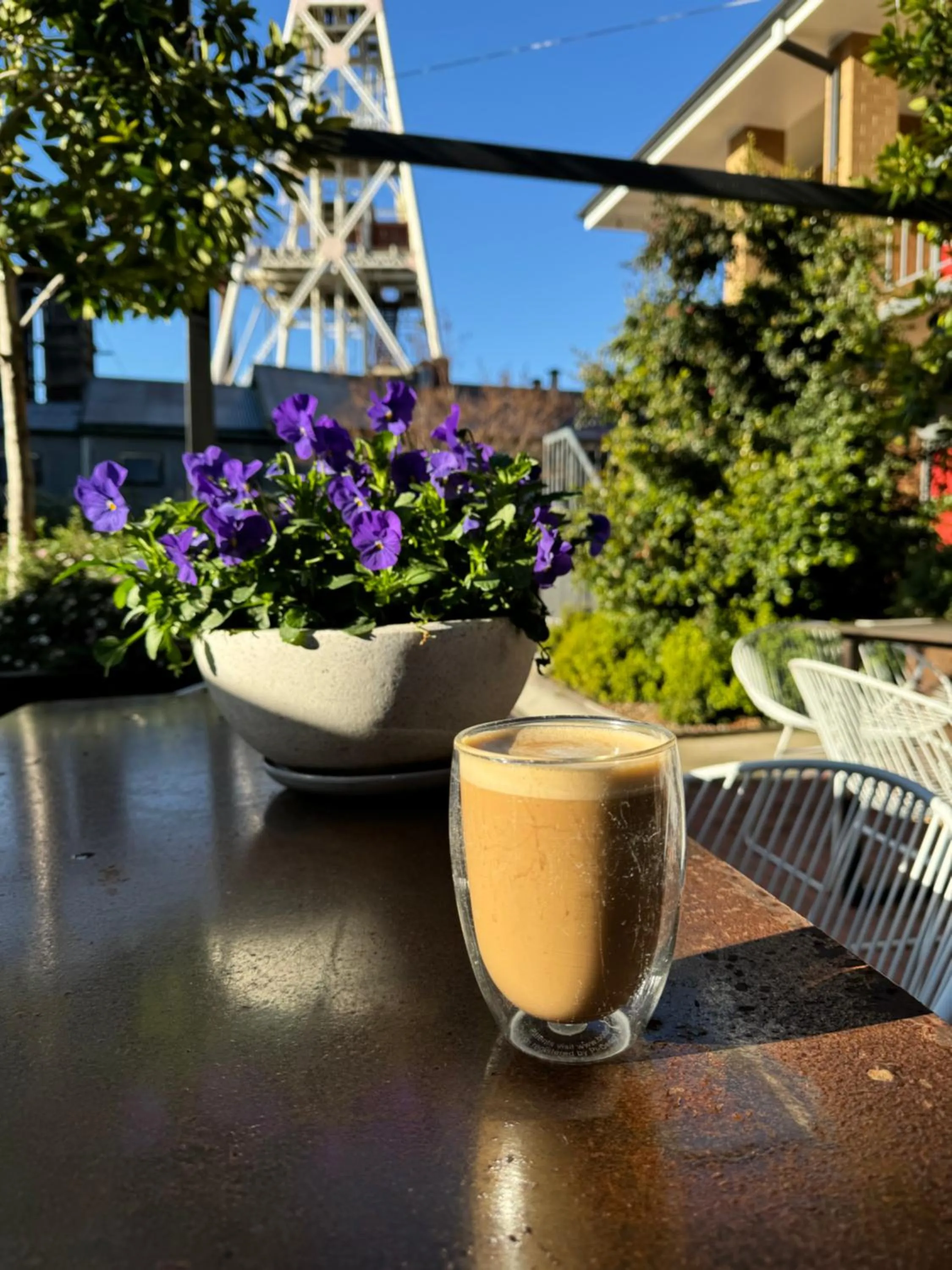 Inner courtyard view in Central Deborah Motel