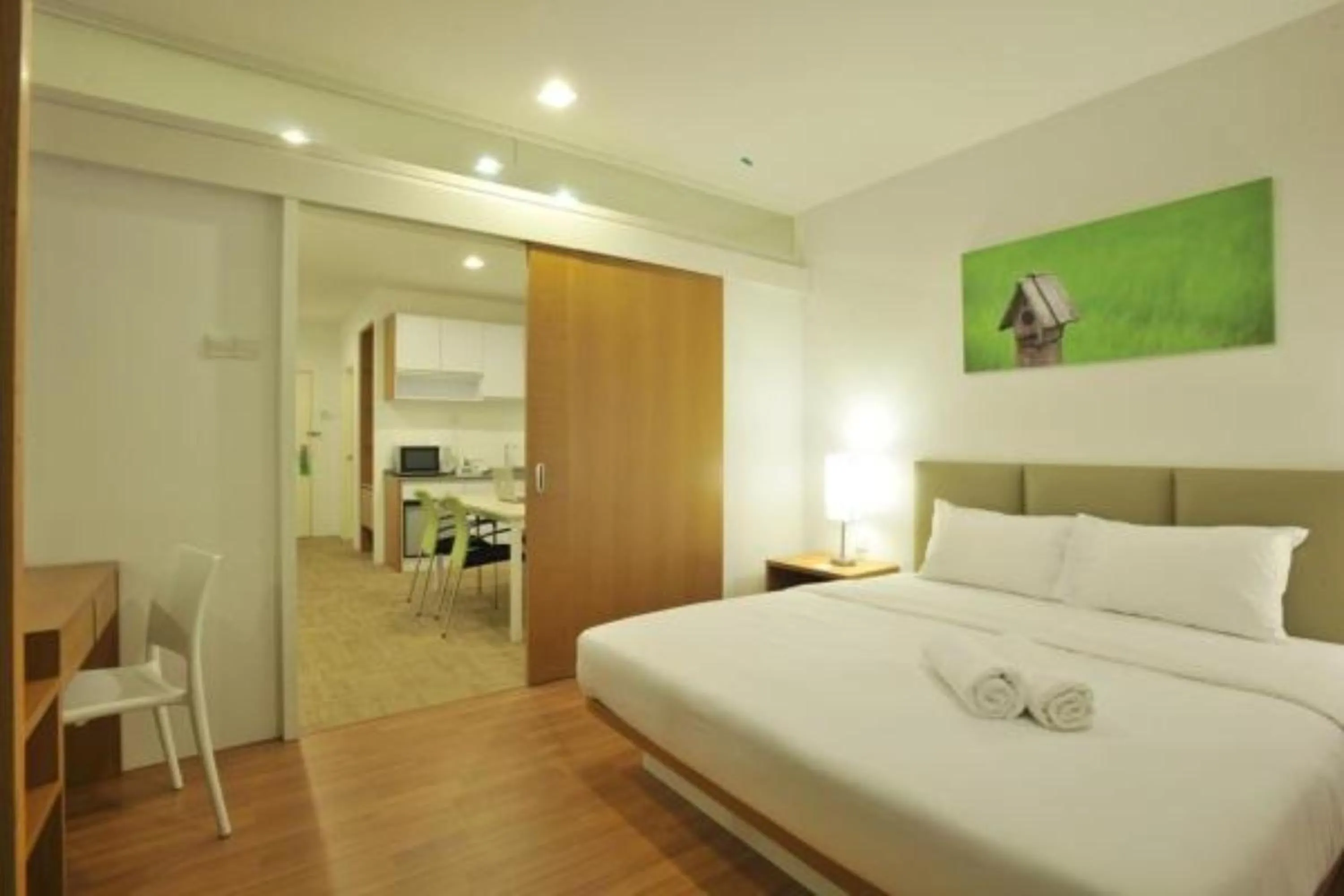 Bed in Hotel Primera Suite Cyberjaya