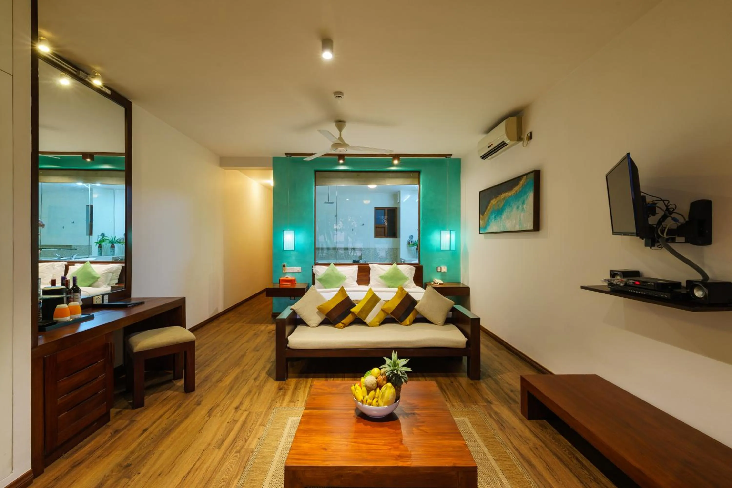 Bed in Cocobay Unawatuna