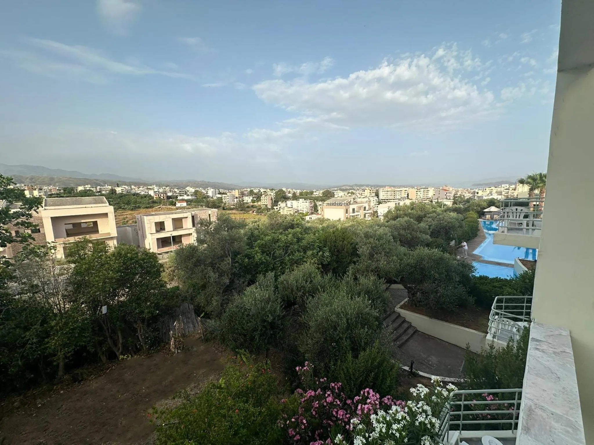 Pool view in Rodon Hotel