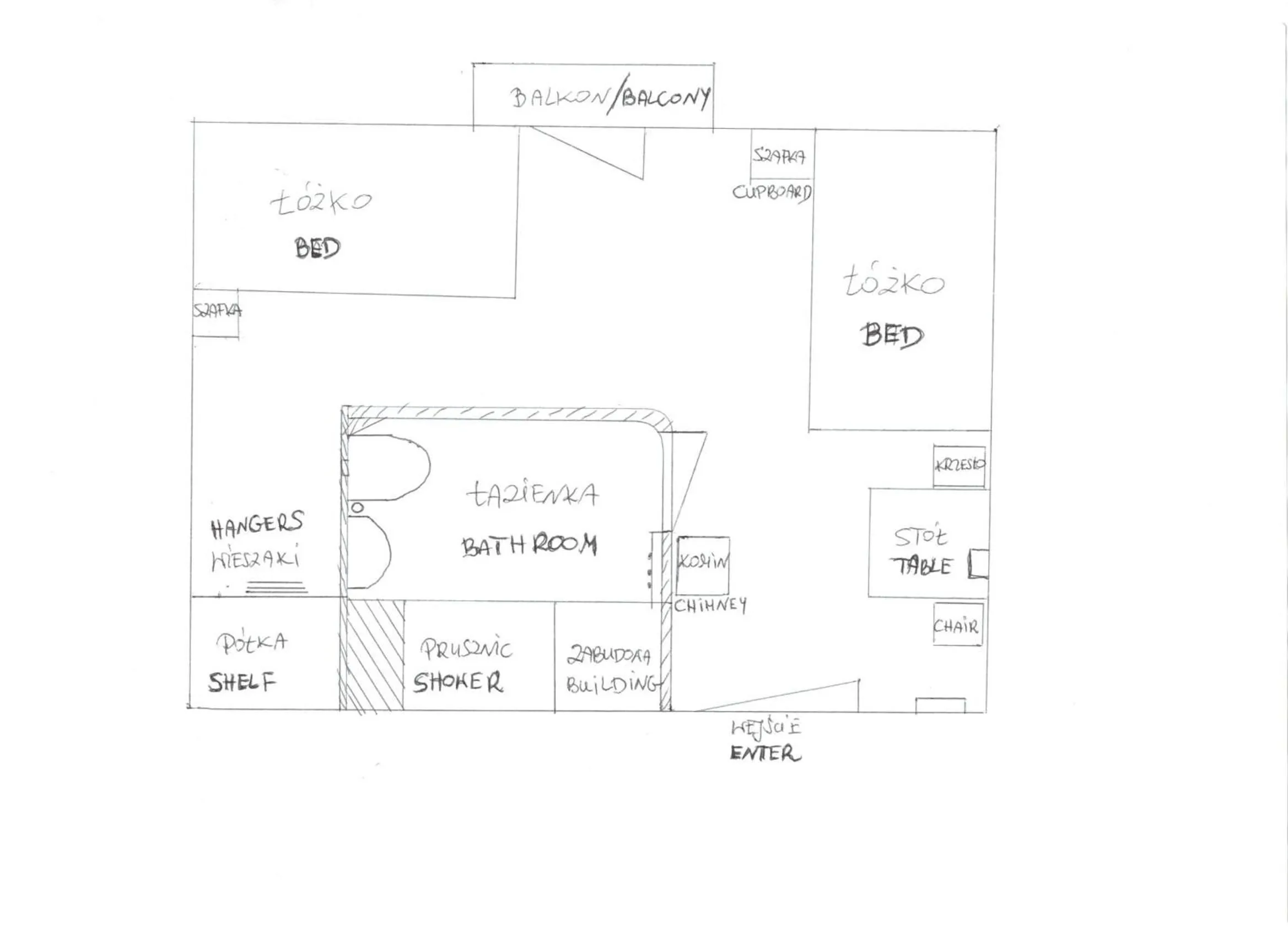 Bird's eye view in Willa Magdalena