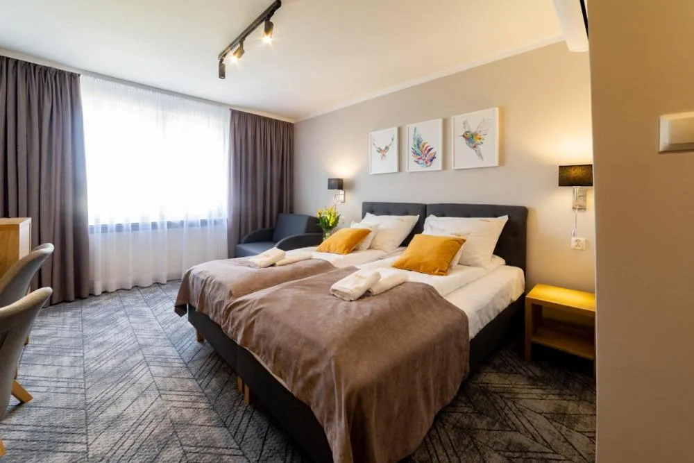 Bed in Hotel Jubilat