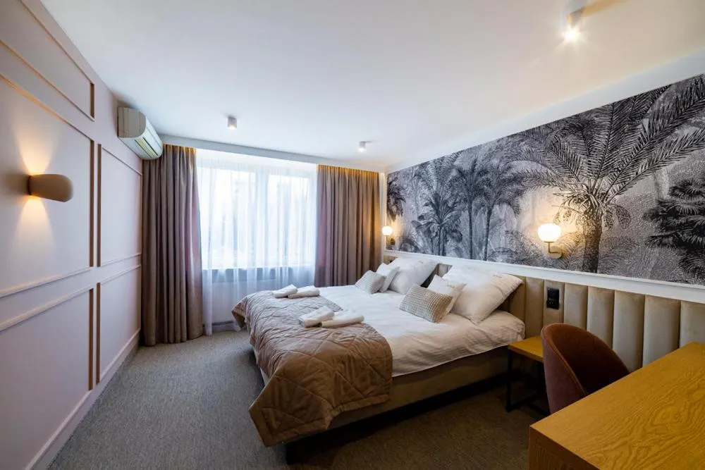 Bed in Hotel Jubilat