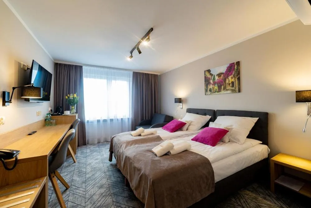 Bed in Hotel Jubilat