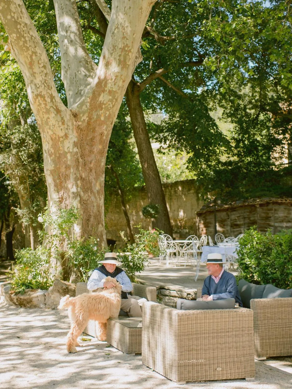 Patio in Chateau de Varenne