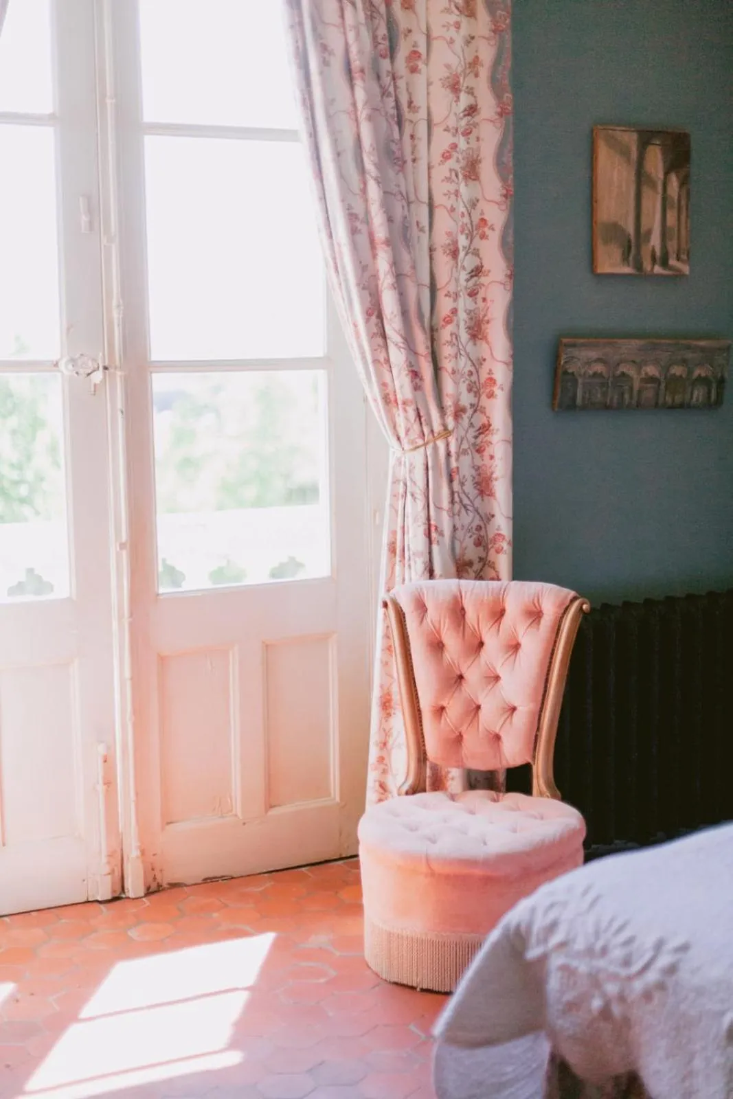 Decorative detail in Chateau de Varenne